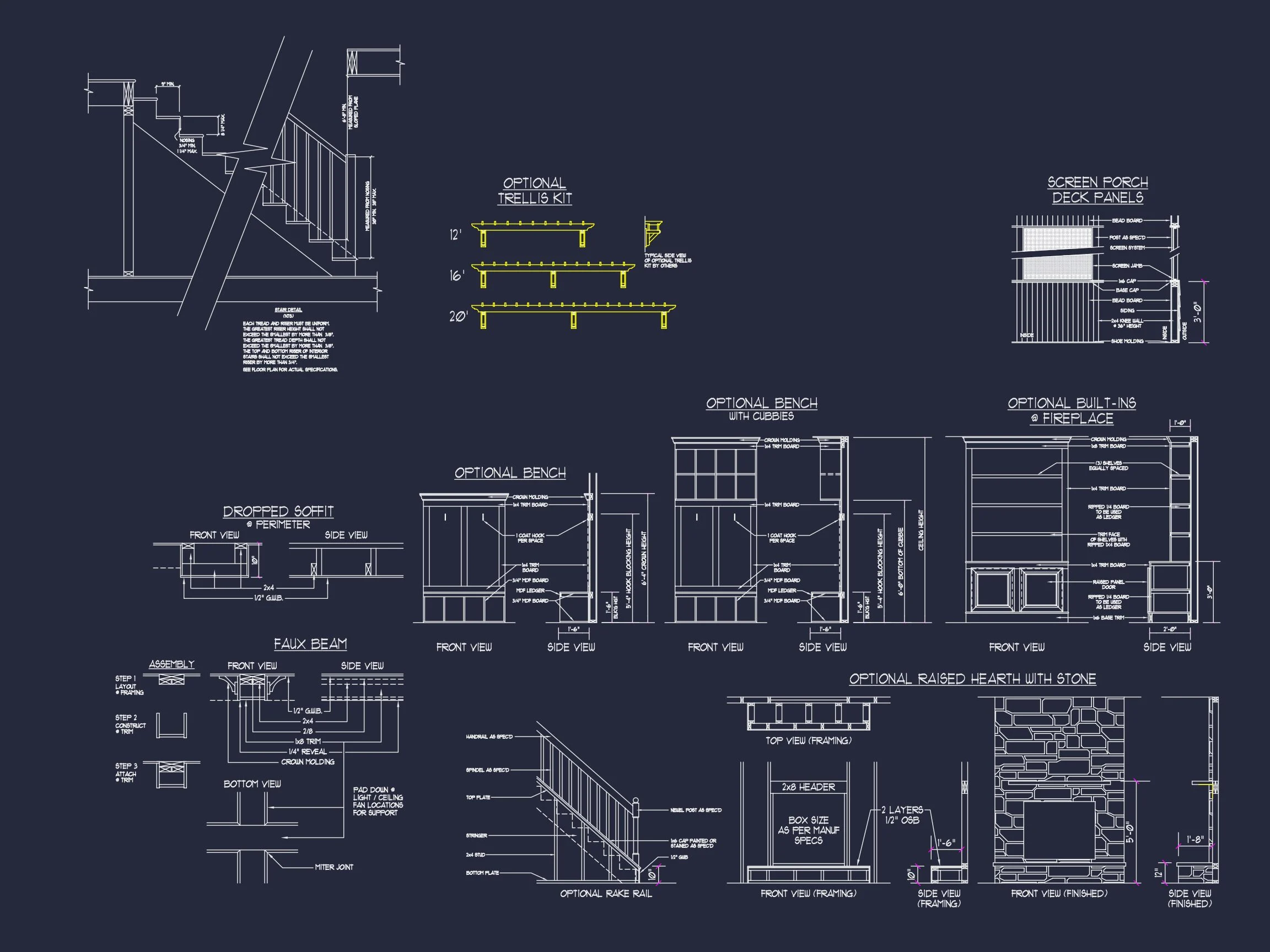 Elegant house Floor Plan with CAD Designs & Blueprint Features