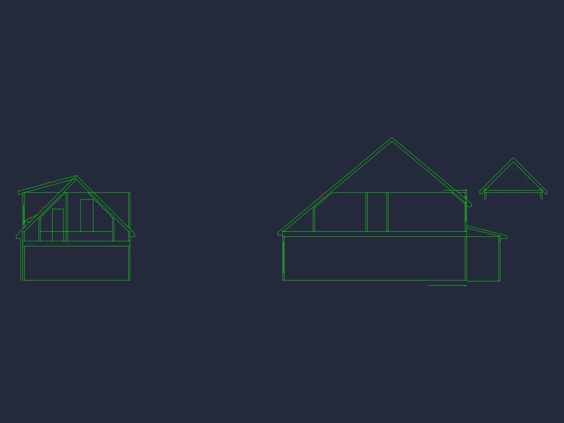 Elegant house Floor Plan with CAD Designs & Blueprint Features