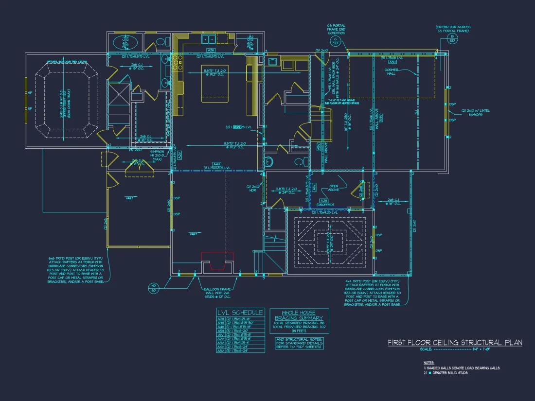 Elegant house Floor Plan with CAD Designs & Blueprint Features