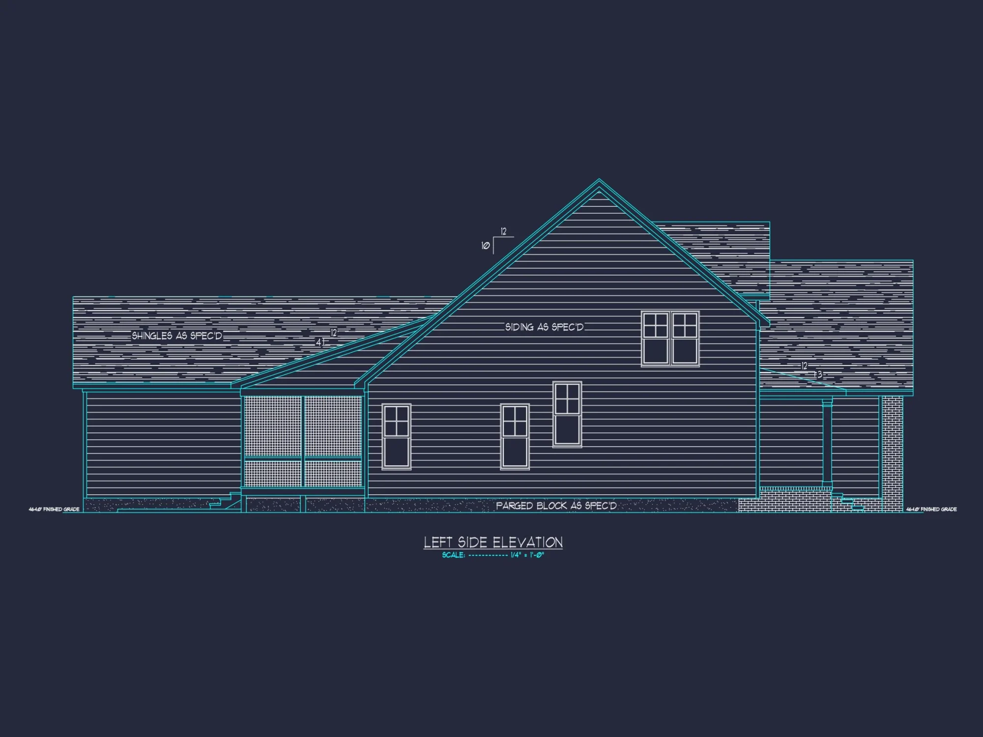 Elegant house Floor Plan with CAD Designs & Blueprint Features