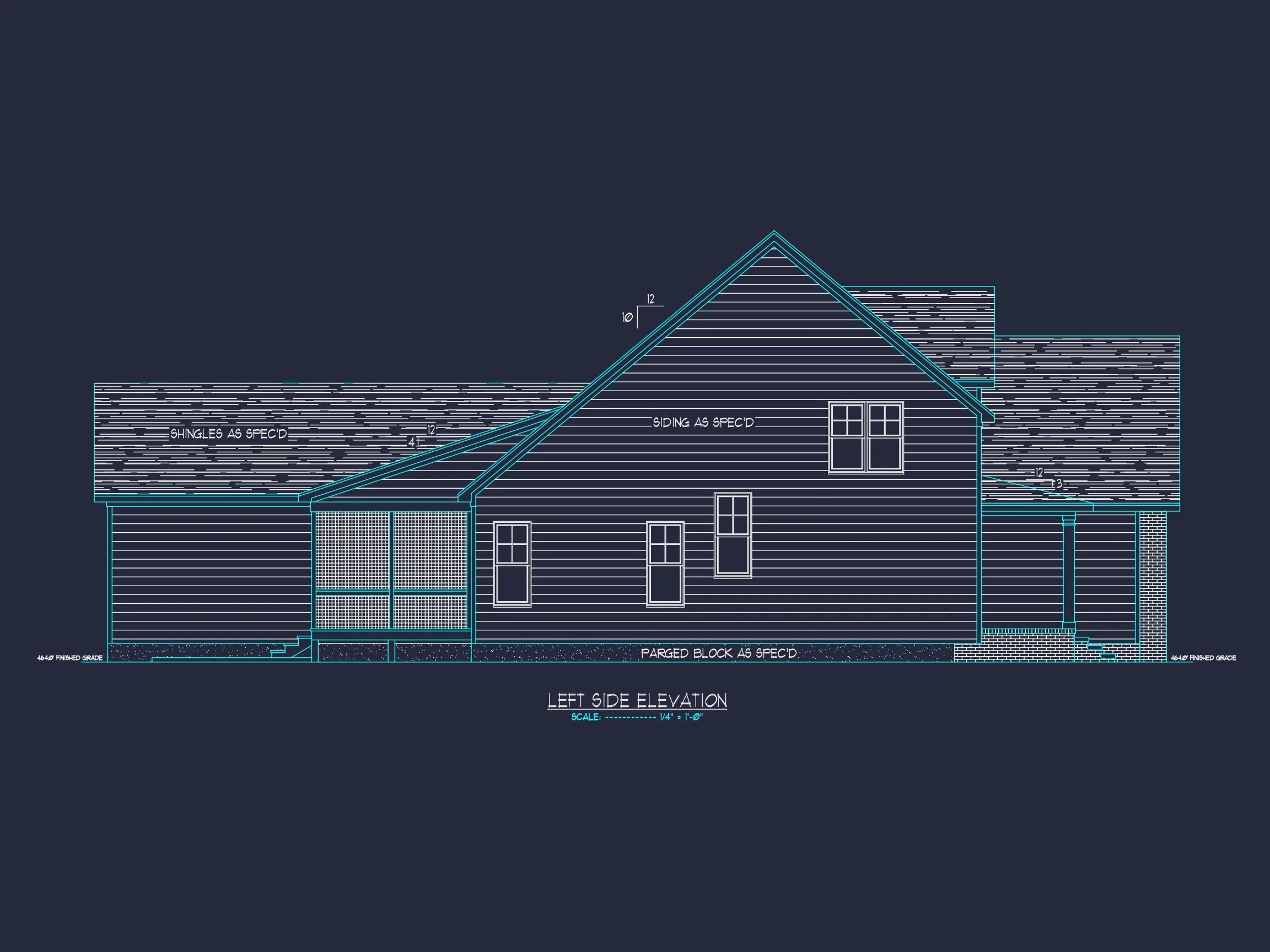 Elegant house Floor Plan with CAD Designs & Blueprint Features