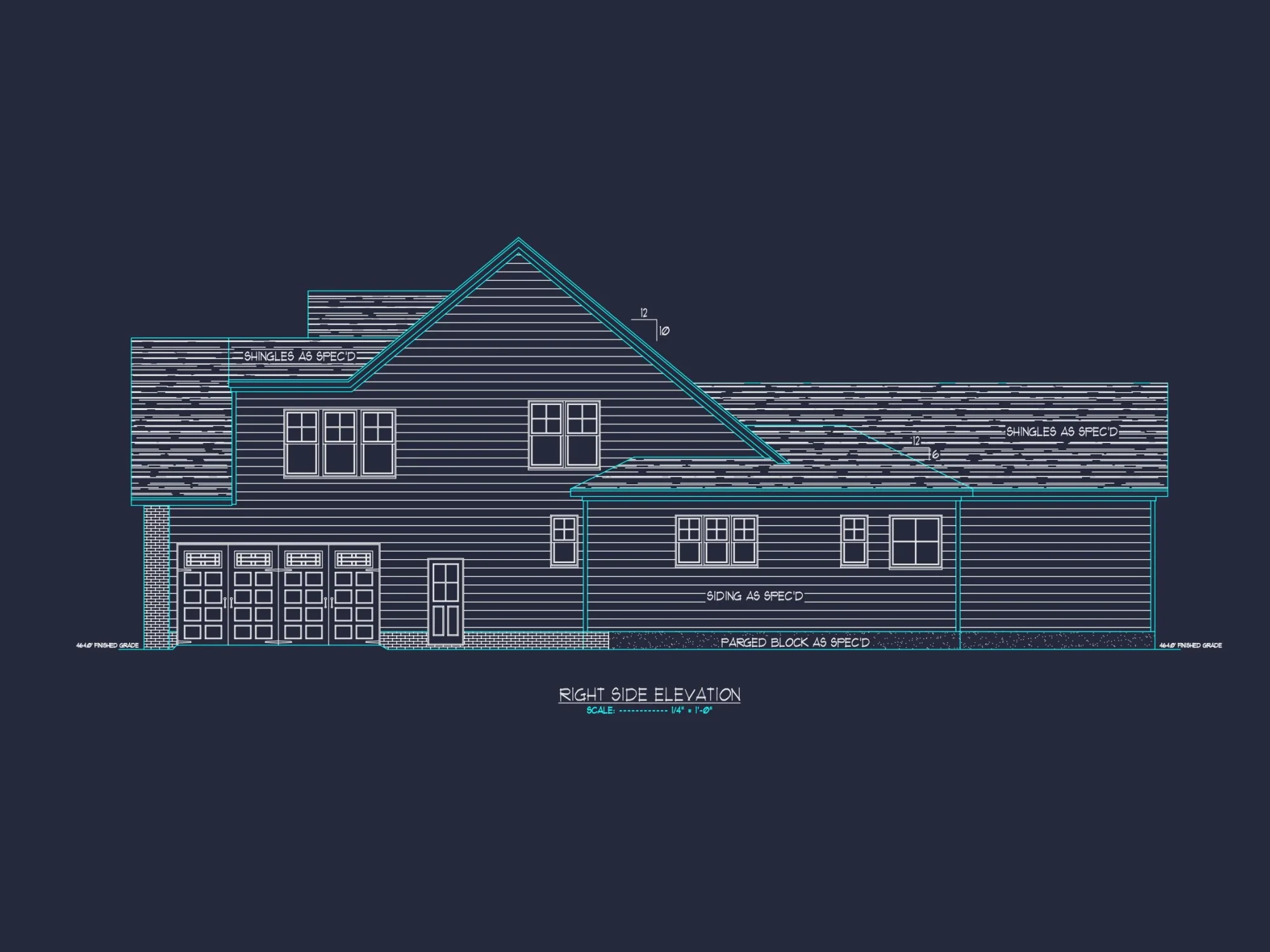 Elegant house Floor Plan with CAD Designs & Blueprint Features