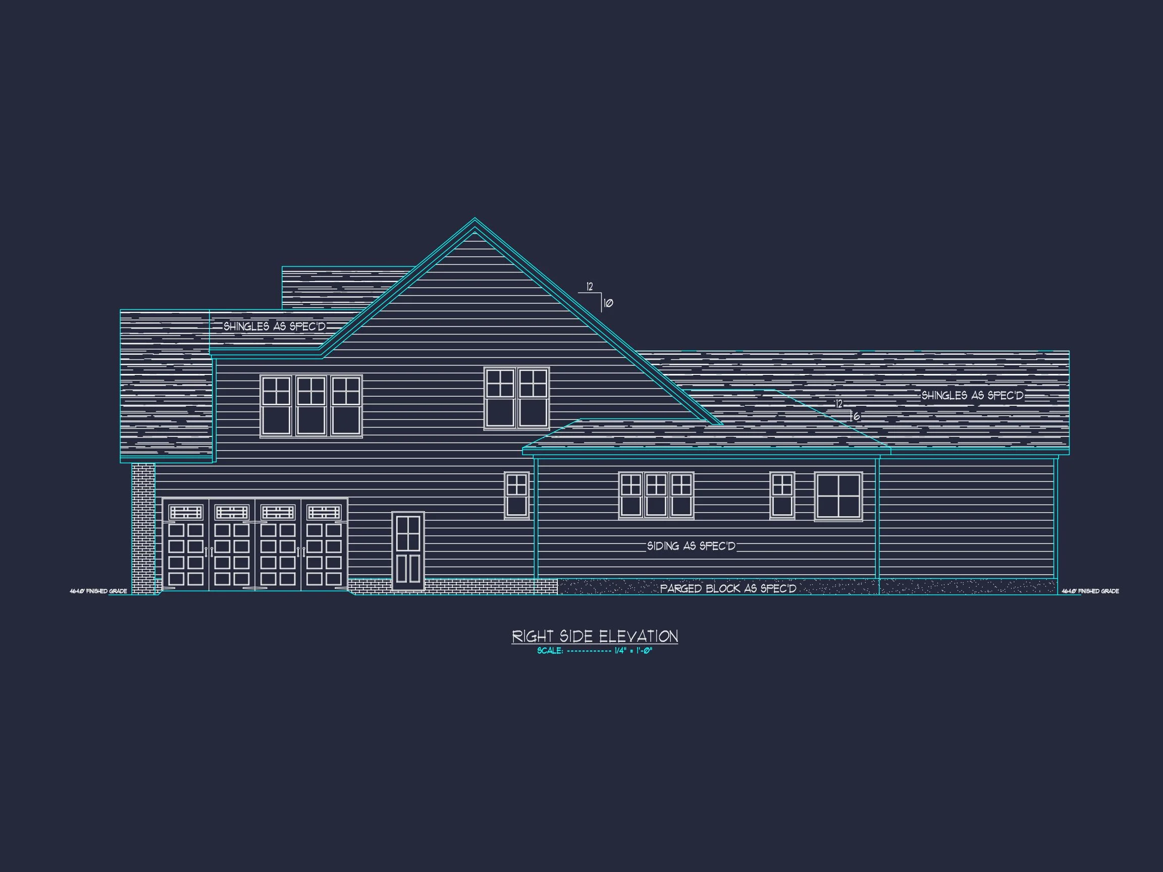 Elegant house Floor Plan with CAD Designs & Blueprint Features