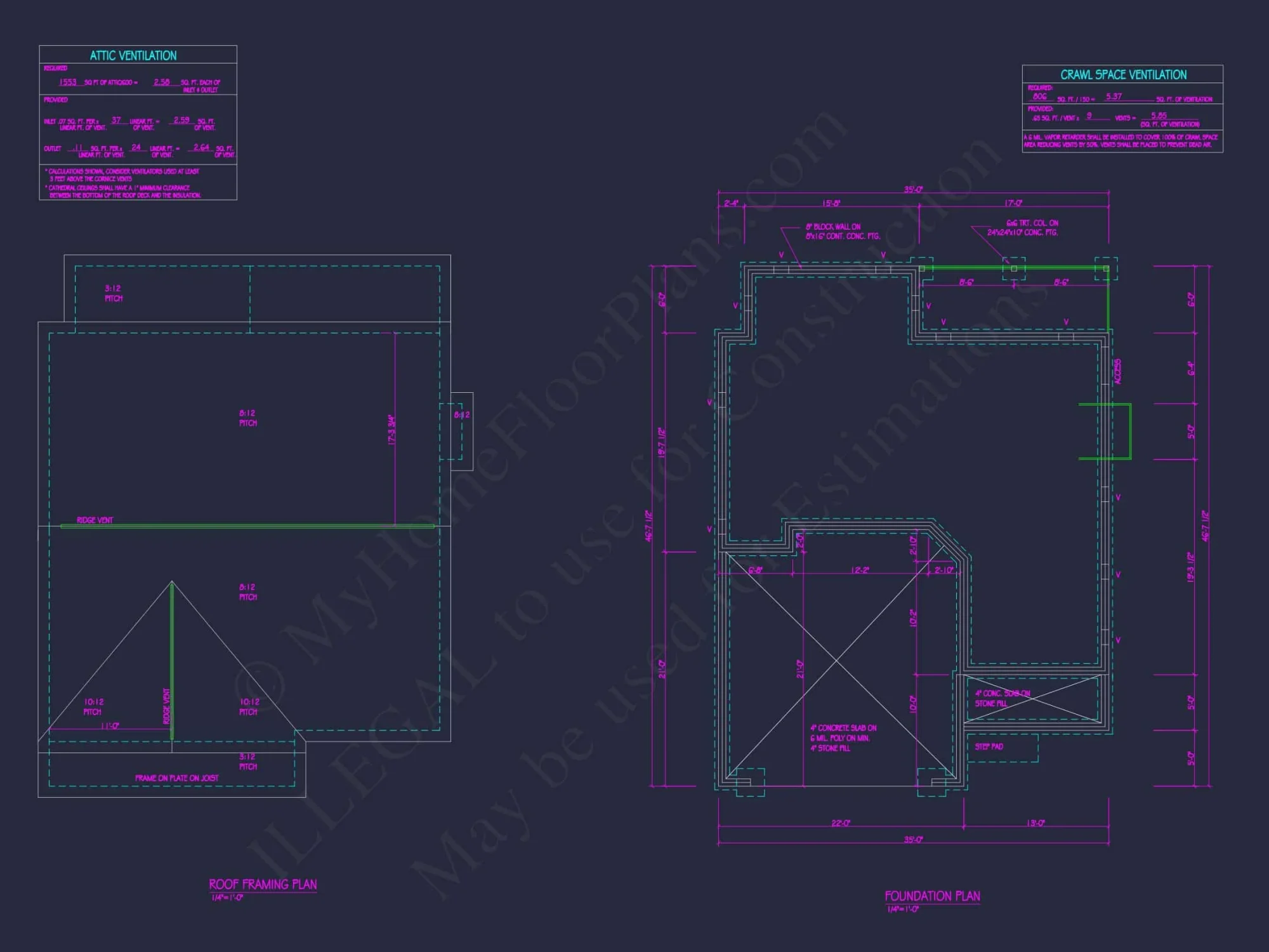 Modern Craftsman house Plan with Open Floor Plan & CAD Designs