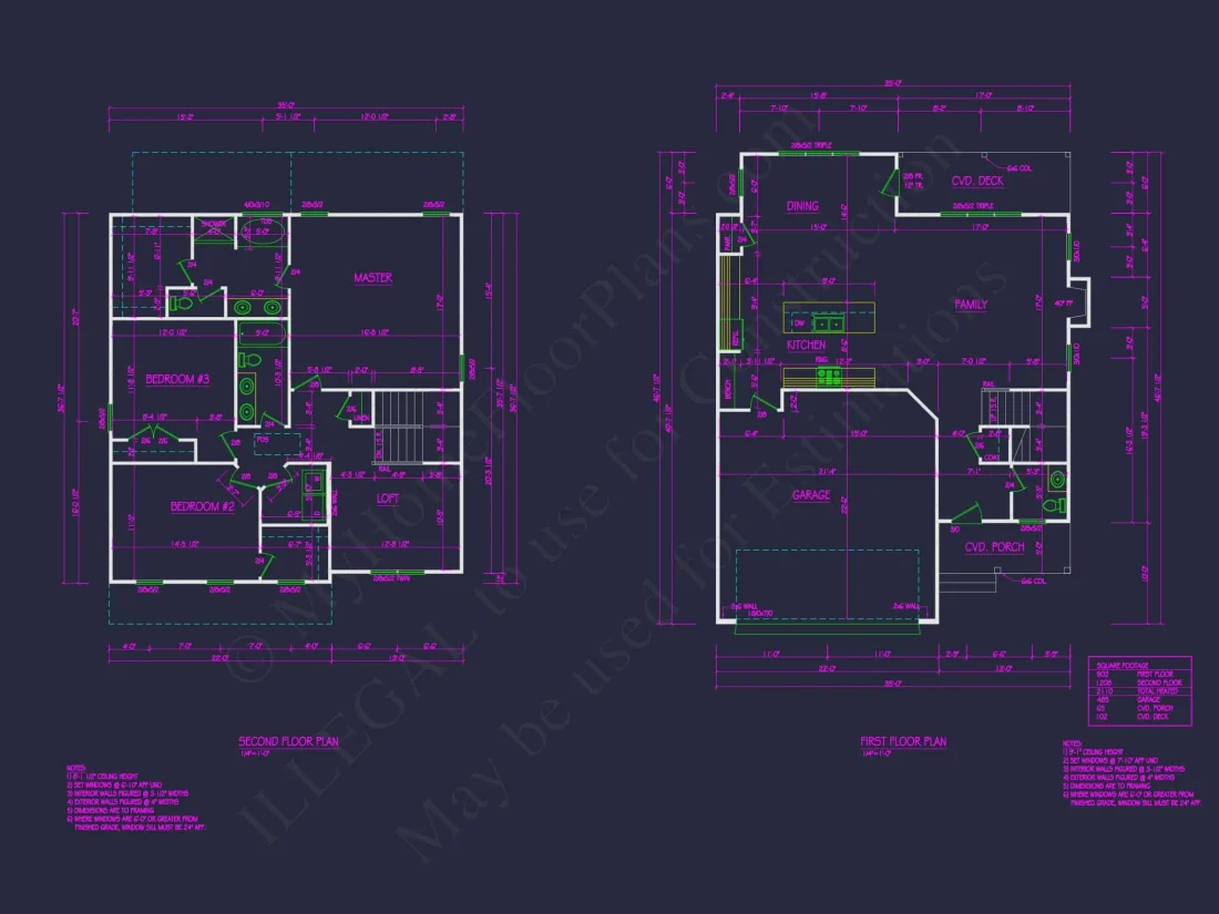 Modern Craftsman house Plan with Open Floor Plan & CAD Designs