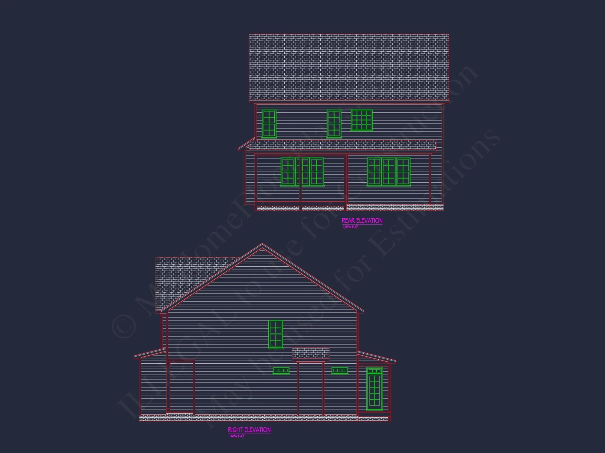 Modern Craftsman house Plan with Open Floor Plan & CAD Designs