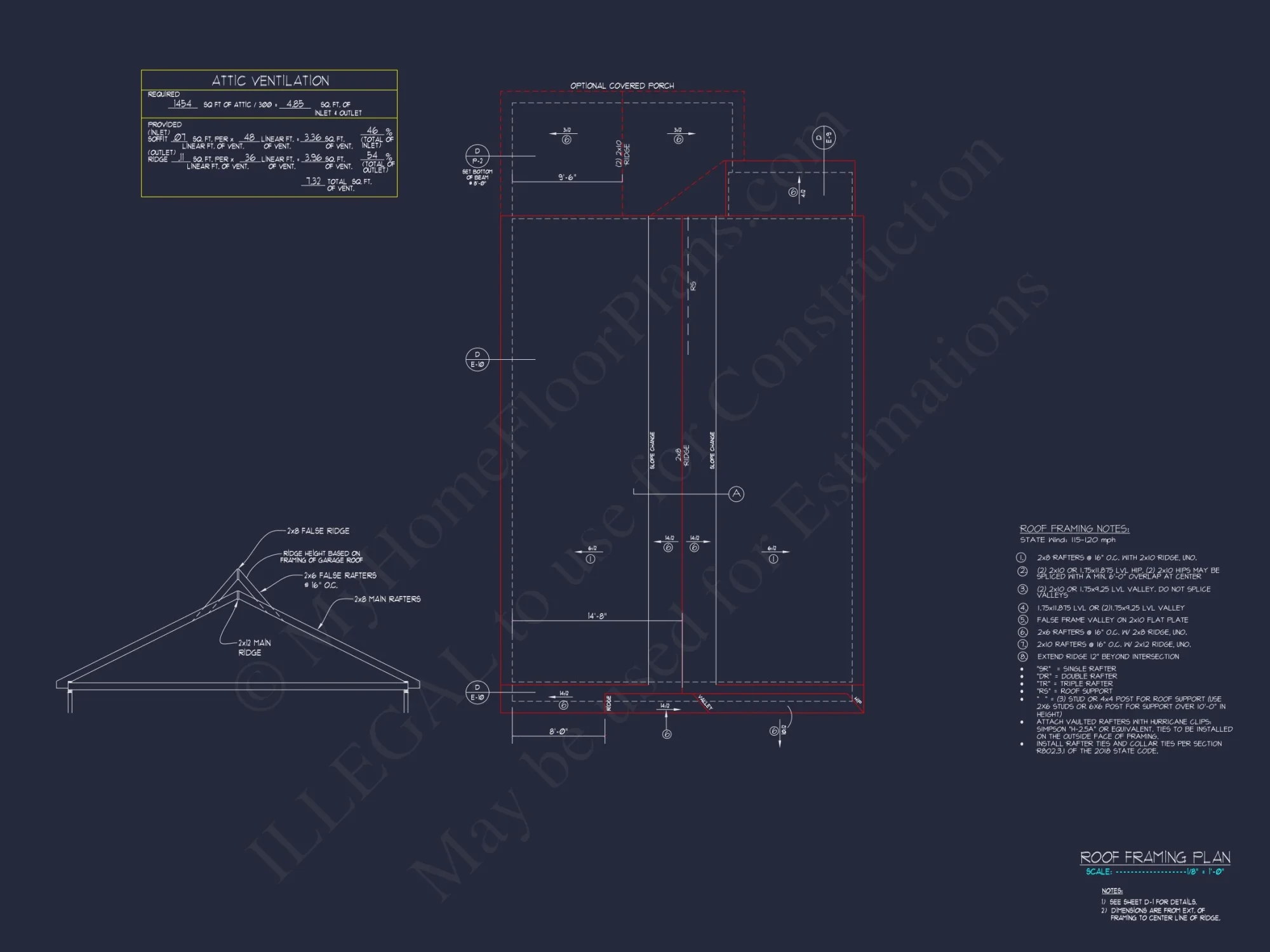 Craftsman house Design with Full CAD Blueprints & Features