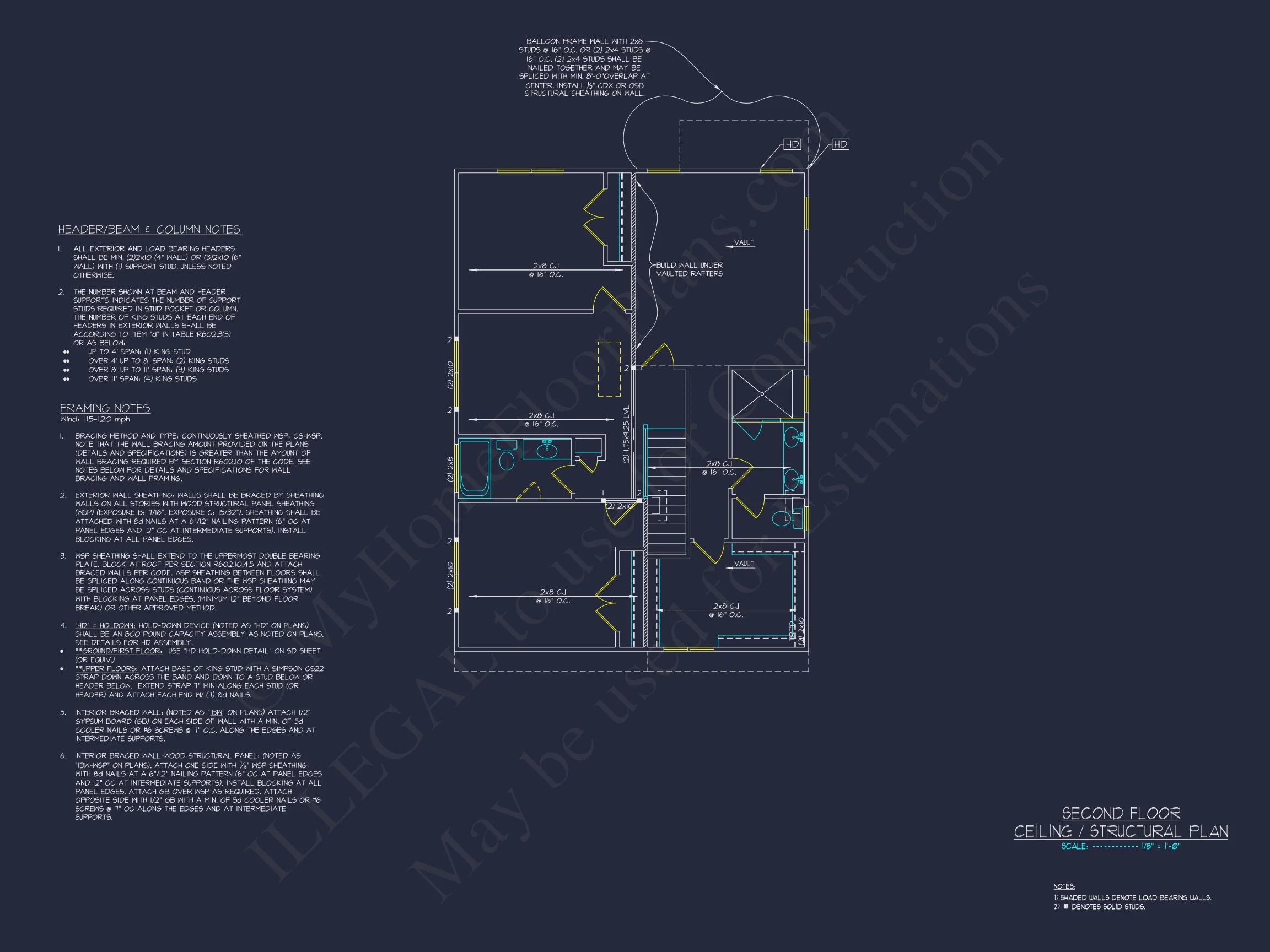 20-1044 HOUSE PLAN -Modern Farmhouse Home Plan - 3-Bed, 2.5-Bath, 2,150 SF 9 Craftsman house Design with Full CAD Blueprints & Features