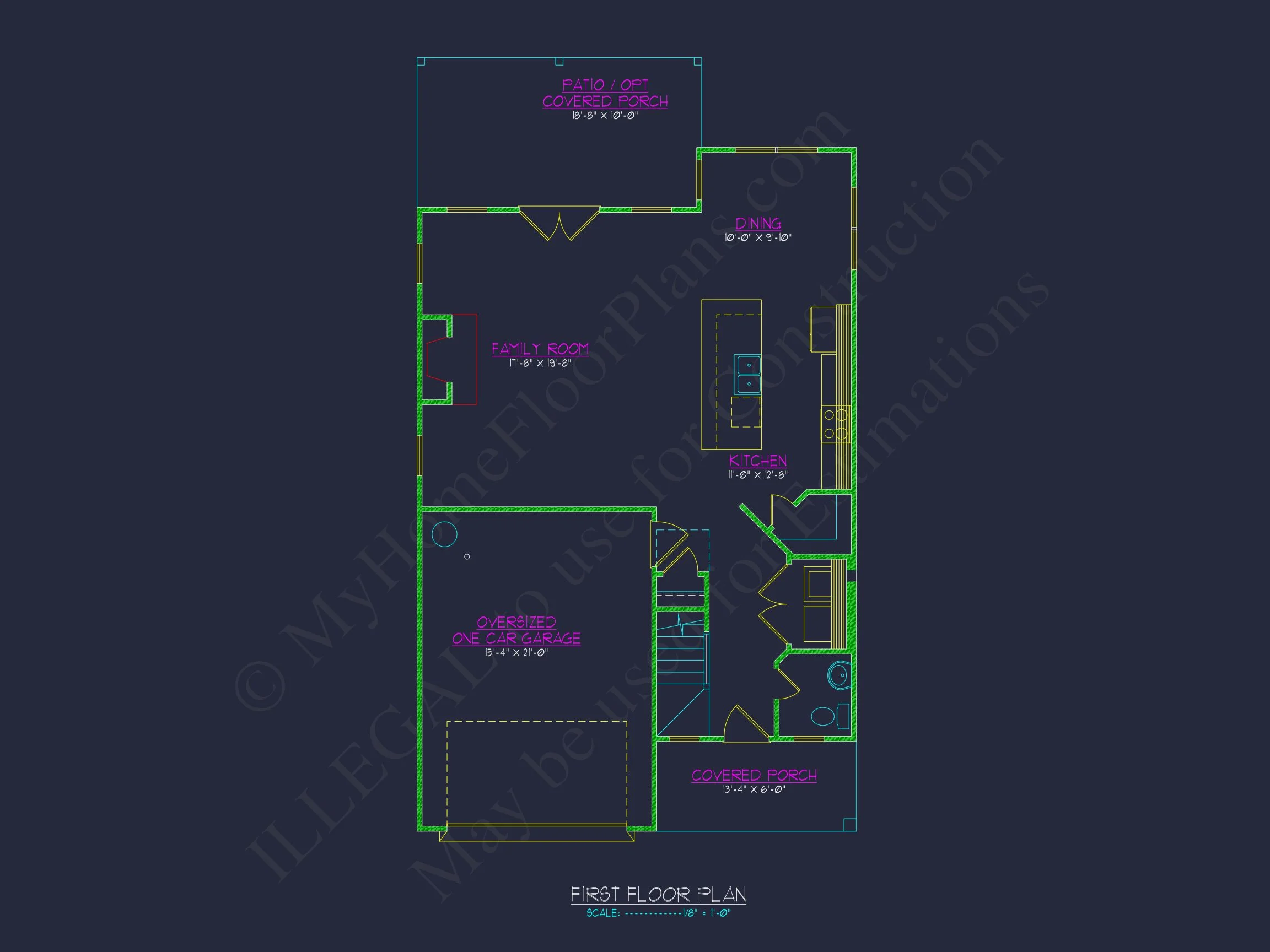 20-1044 HOUSE PLAN -Modern Farmhouse Home Plan - 3-Bed, 2.5-Bath, 2,150 SF 3 Craftsman house Design with Full CAD Blueprints & Features
