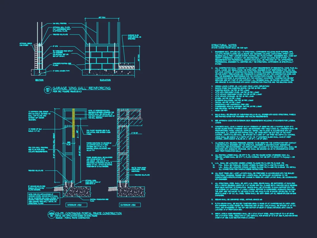 CAD Architecture Blueprint