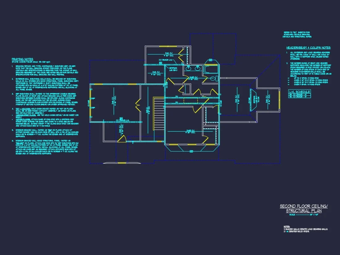 CAD Architecture Blueprint