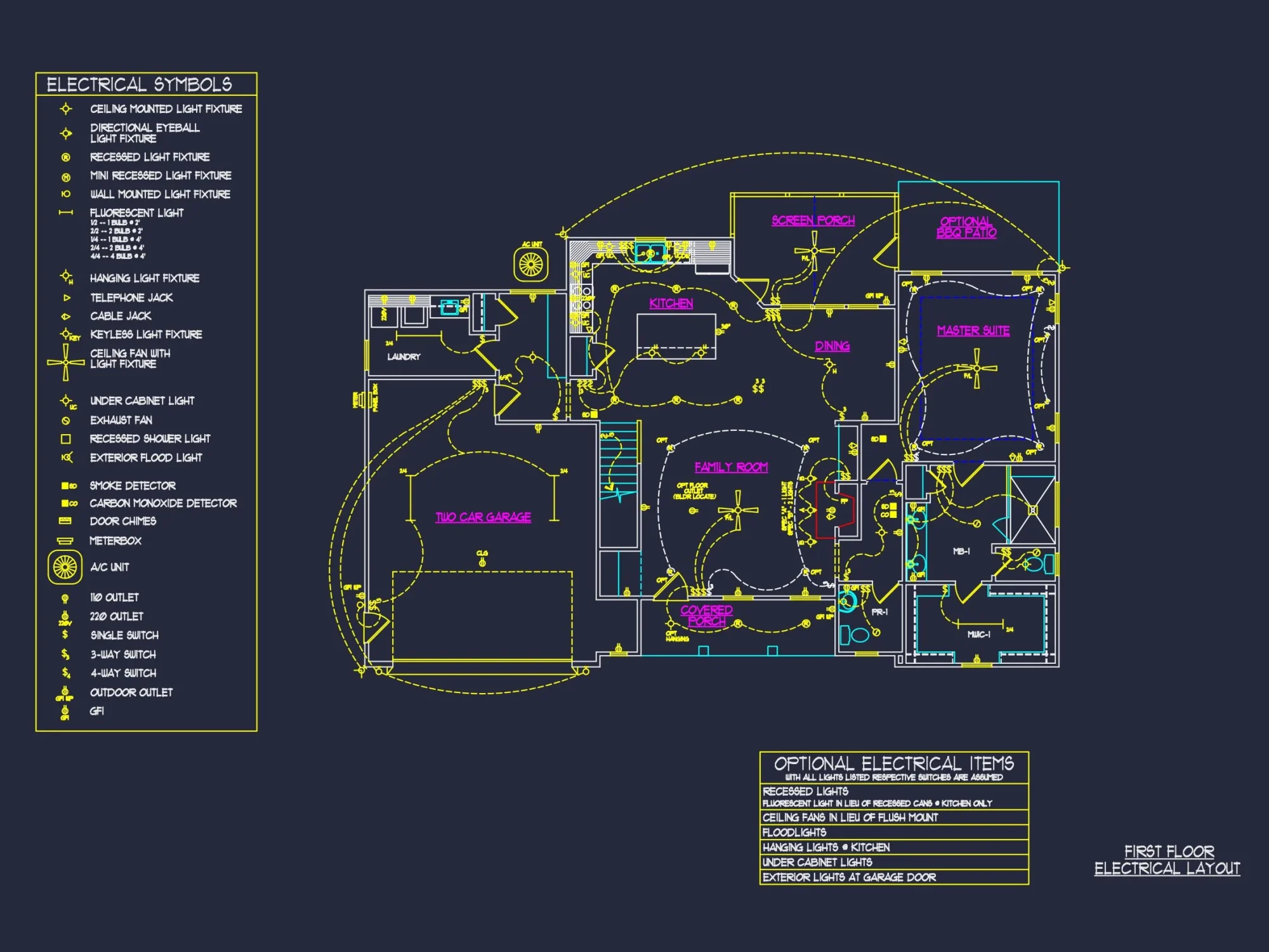CAD Architecture Blueprint