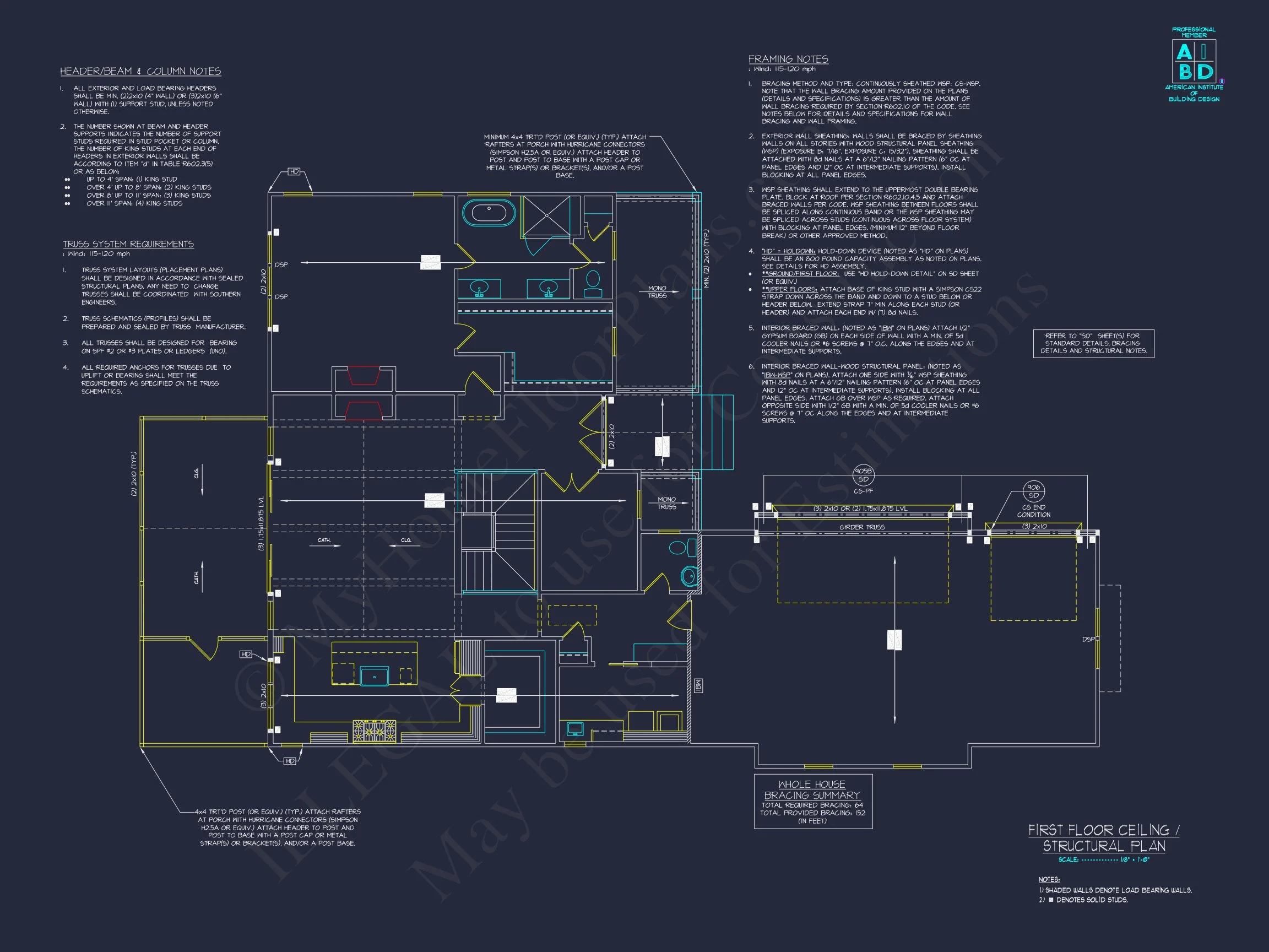Beautiful house Plan with Floor Plan, CAD Designs & Blueprint