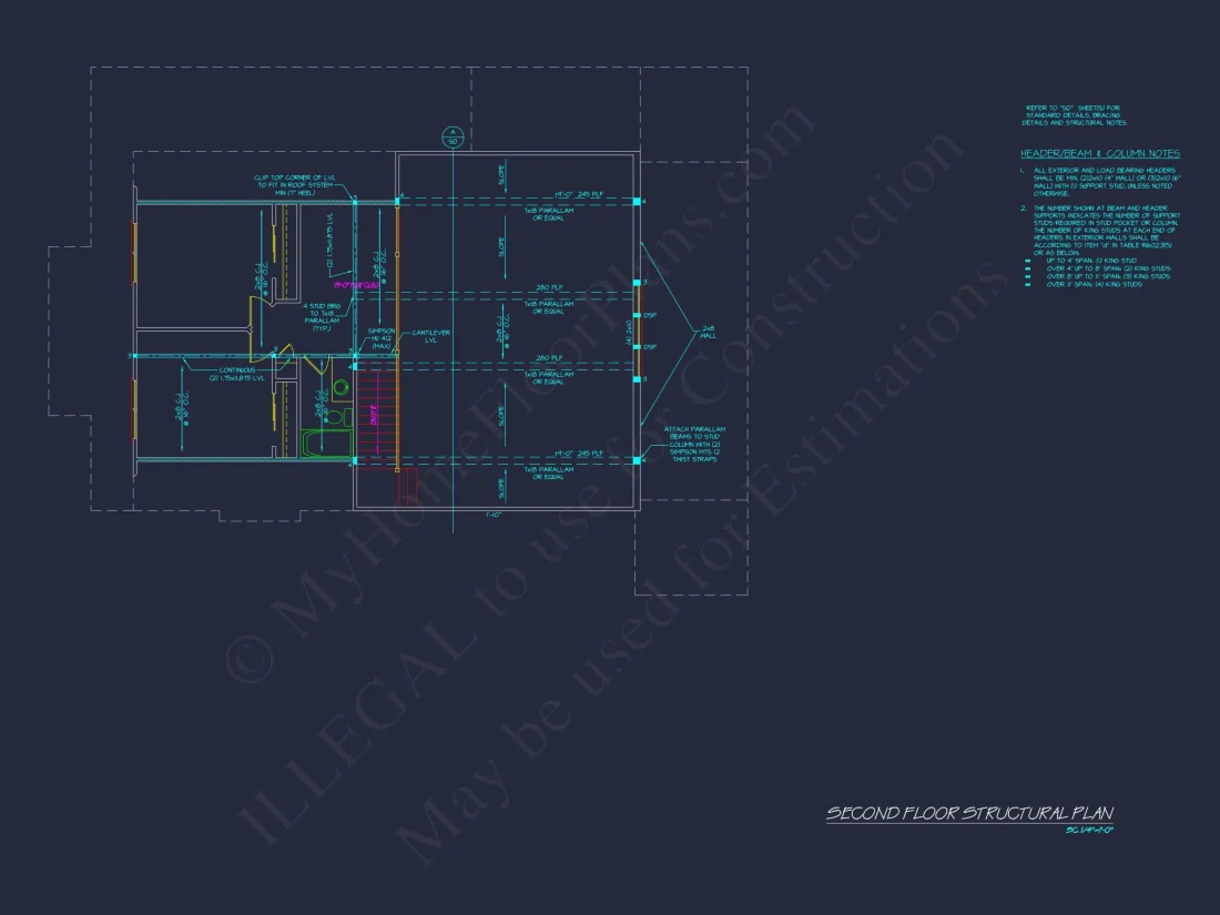 Modern Coastal house Plan with Detailed Blueprint & CAD Designs