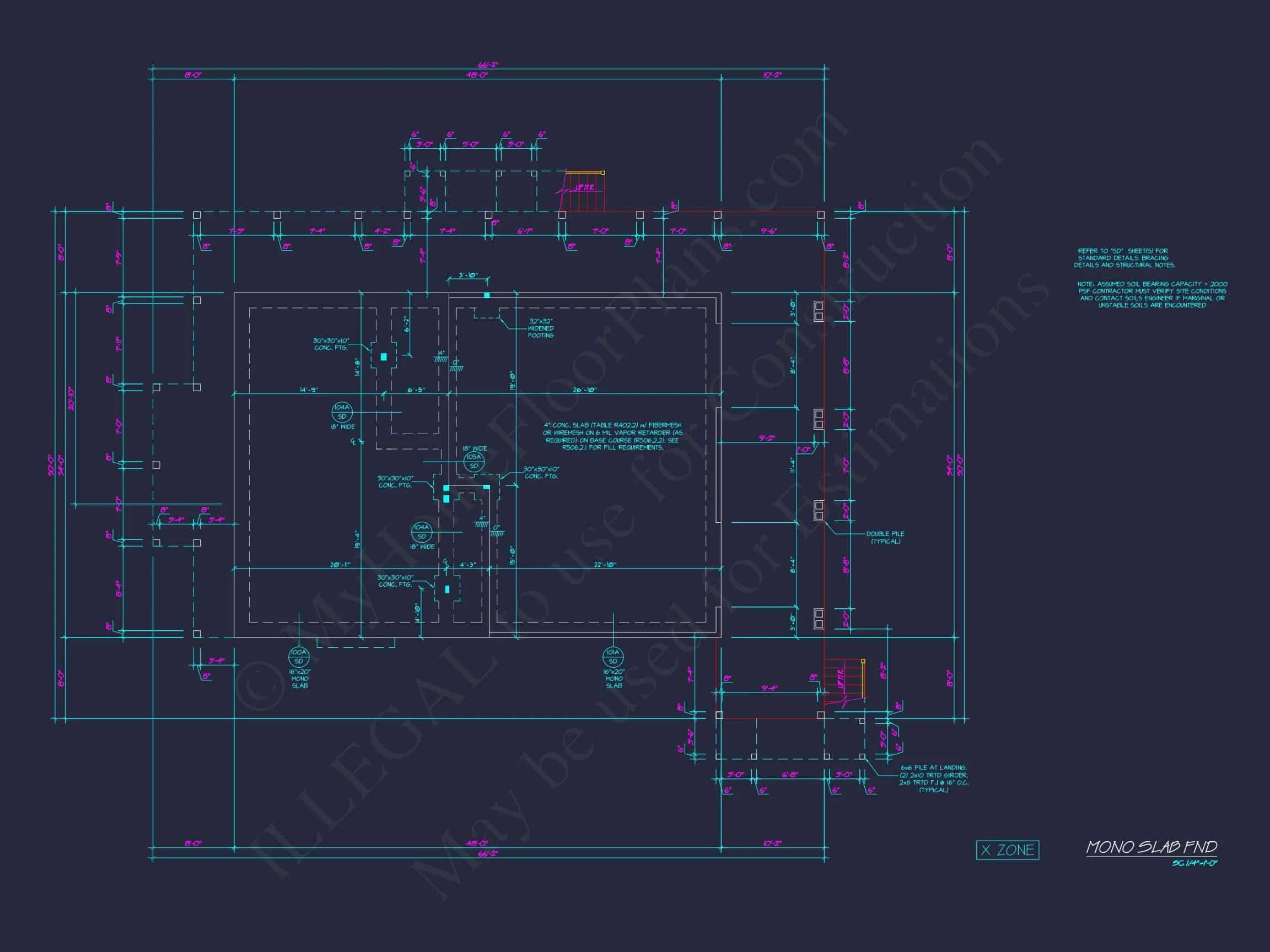 19-2460 HOUSE PLAN - Coastal Home Plan - 3-Bed, 3-Bath, 2,513 SF 14 Modern Coastal house Plan with Detailed Blueprint & CAD Designs