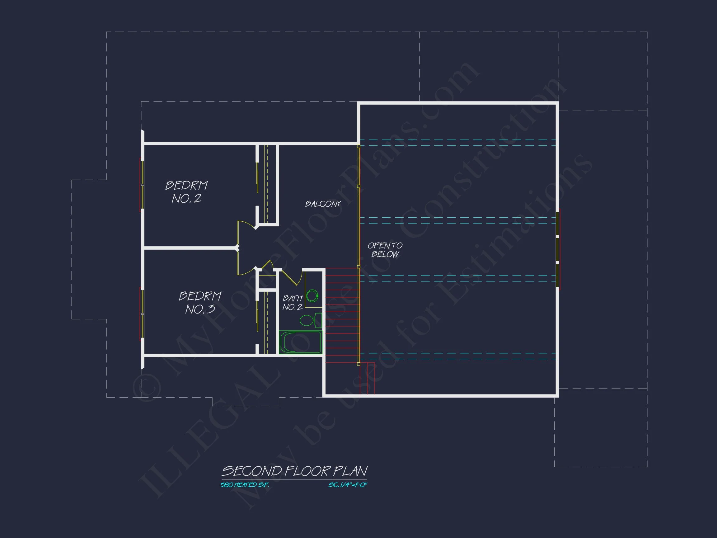 19-2460 HOUSE PLAN - Coastal Home Plan - 3-Bed, 3-Bath, 2,513 SF 10 Modern Coastal house Plan with Detailed Blueprint & CAD Designs