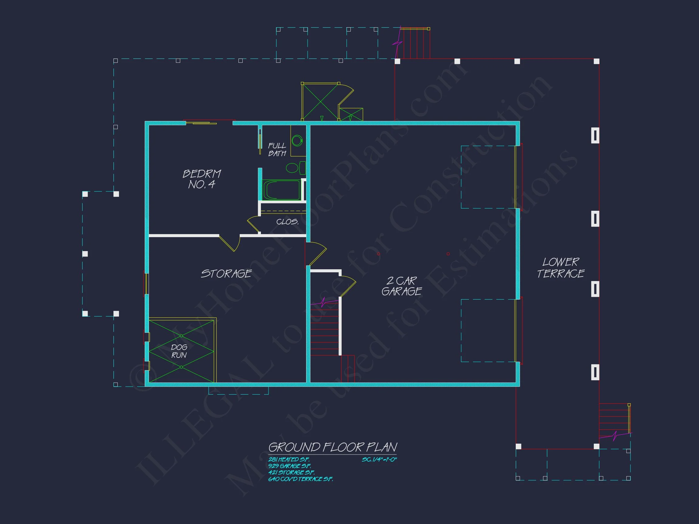 19-2460 HOUSE PLAN - Coastal Home Plan - 3-Bed, 3-Bath, 2,513 SF 8 Modern Coastal house Plan with Detailed Blueprint & CAD Designs