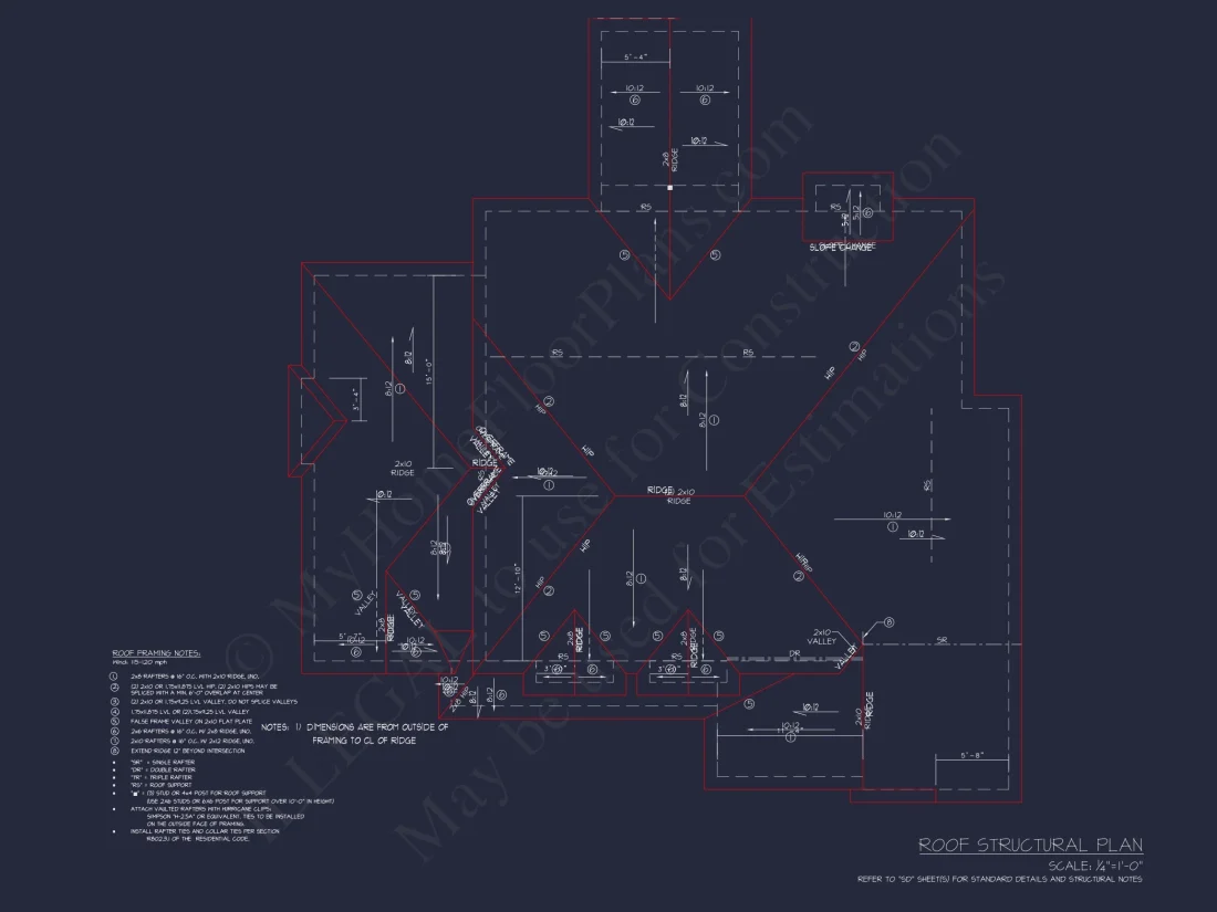 Charming 2-Story house Plan with Detailed Floor Blueprint and Designs