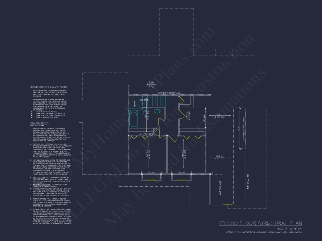 Charming 2-Story house Plan with Detailed Floor Blueprint and Designs