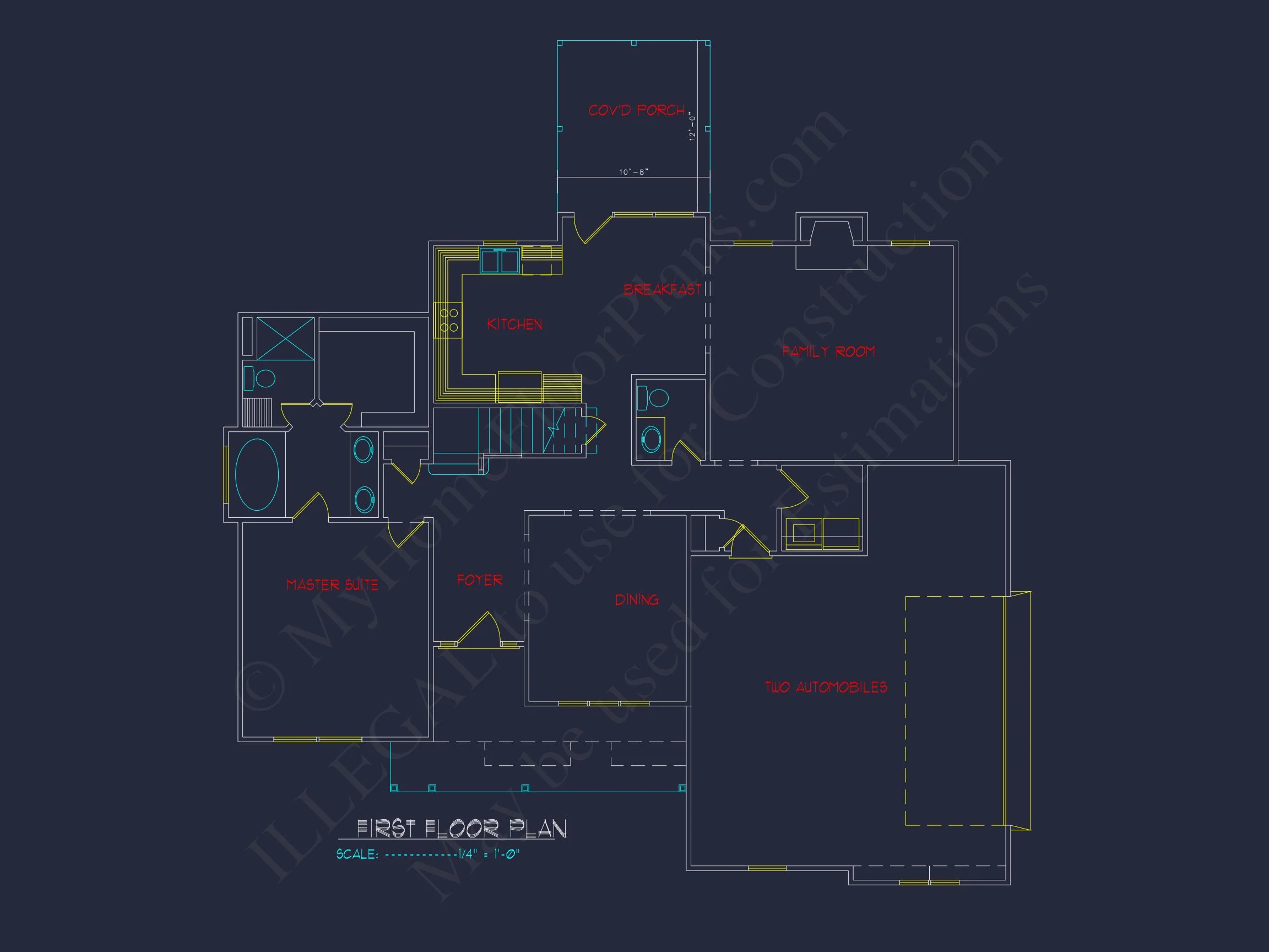 19-2356 HOUSE PLAN - Traditional Colonial Home Plan - 3-Bed, 2-Bath, 2,204 SF 3 Charming 2-Story house Plan with Detailed Floor Blueprint and Designs