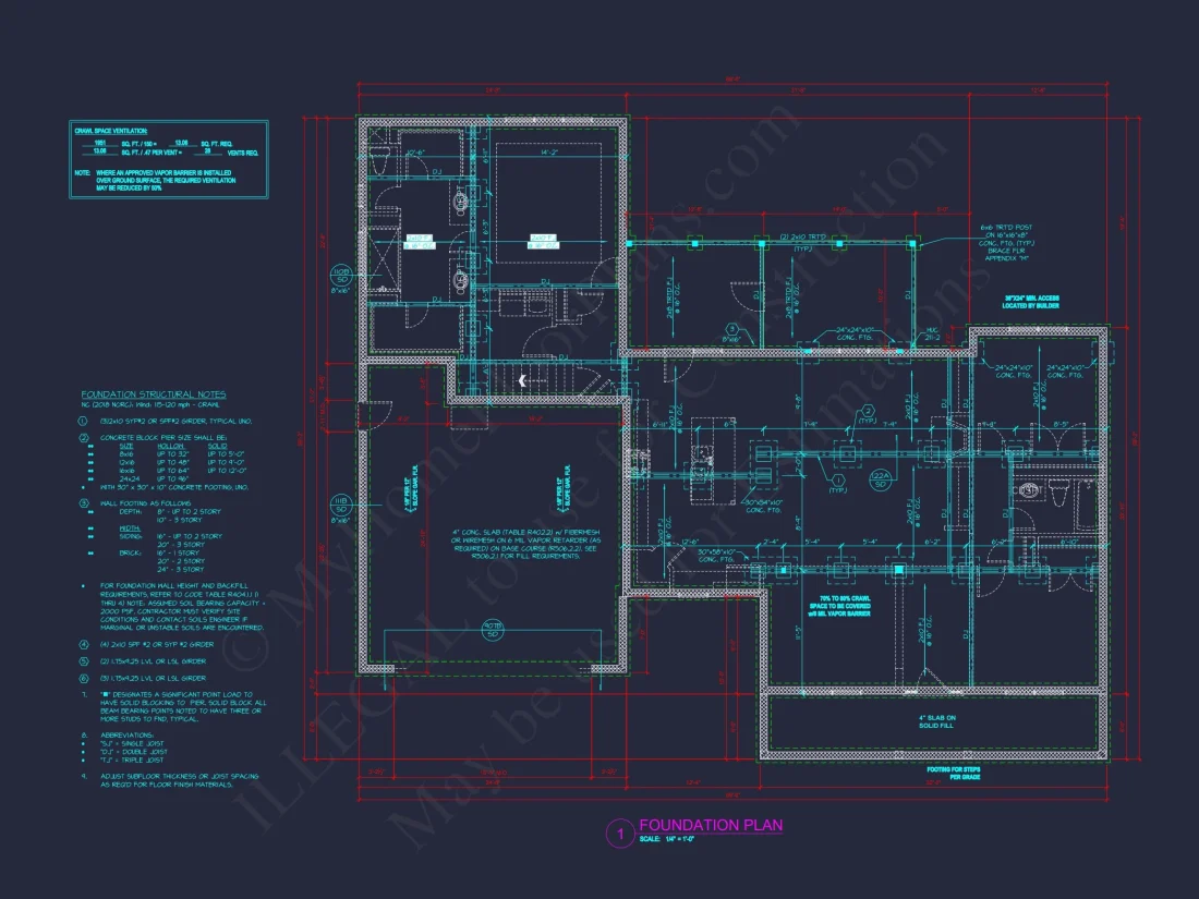 Beautiful house Plan with Spacious Floor Design and CAD Blueprint