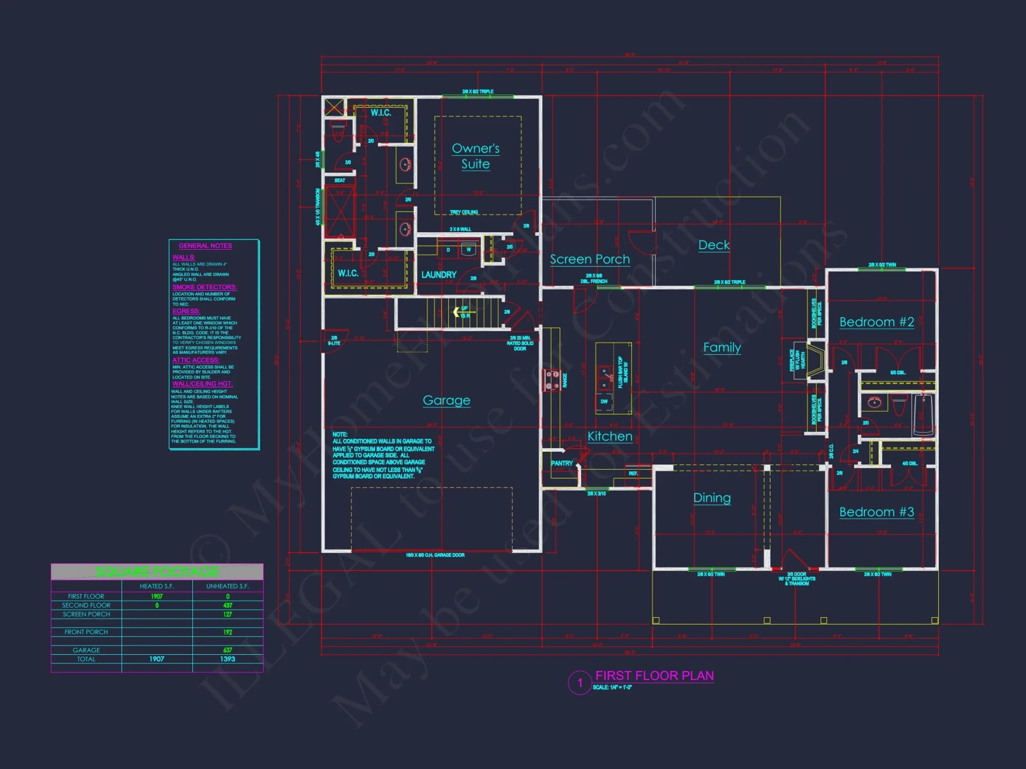 Beautiful house Plan with Spacious Floor Design and CAD Blueprint