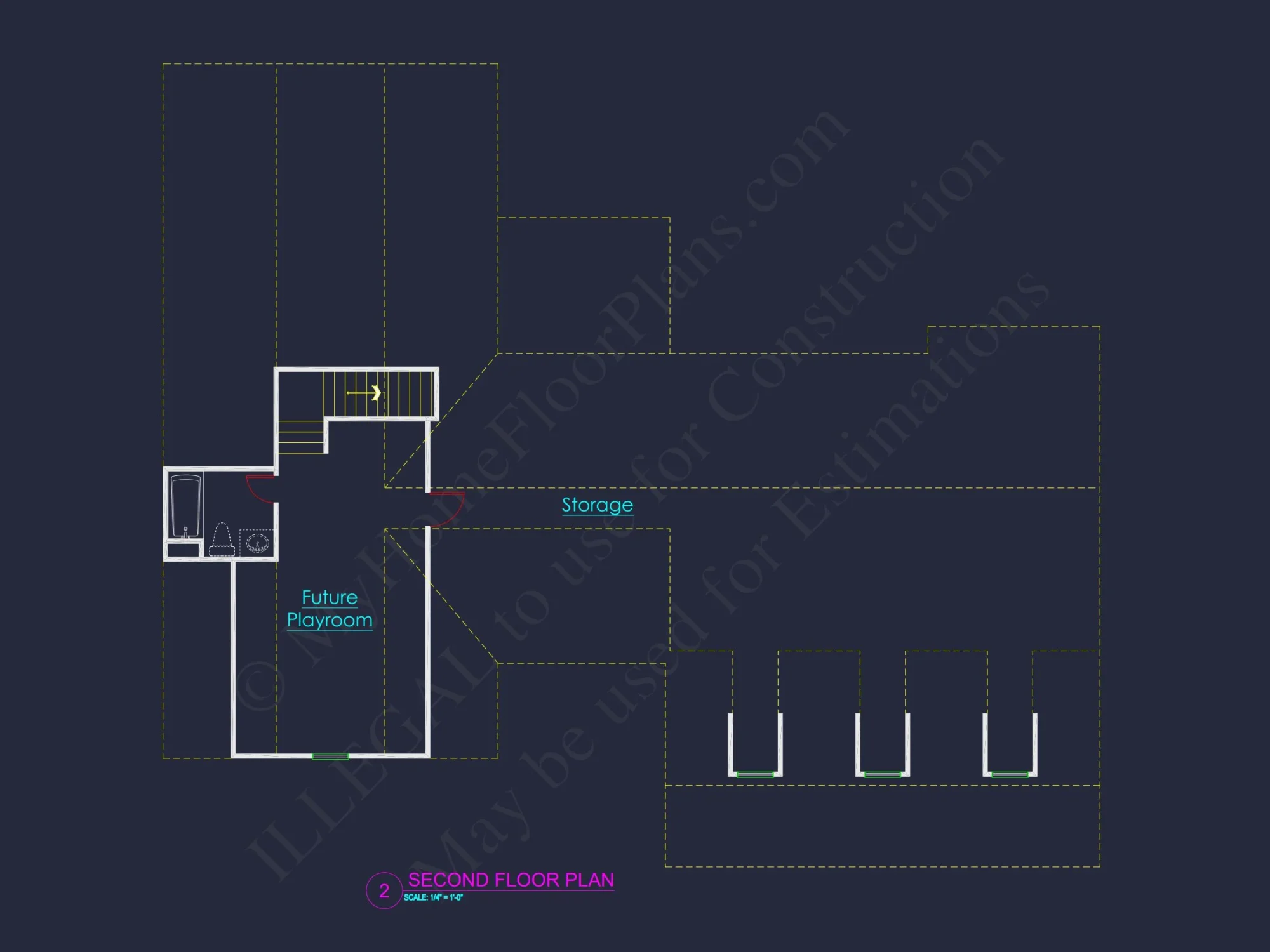 Beautiful house Plan with Spacious Floor Design and CAD Blueprint