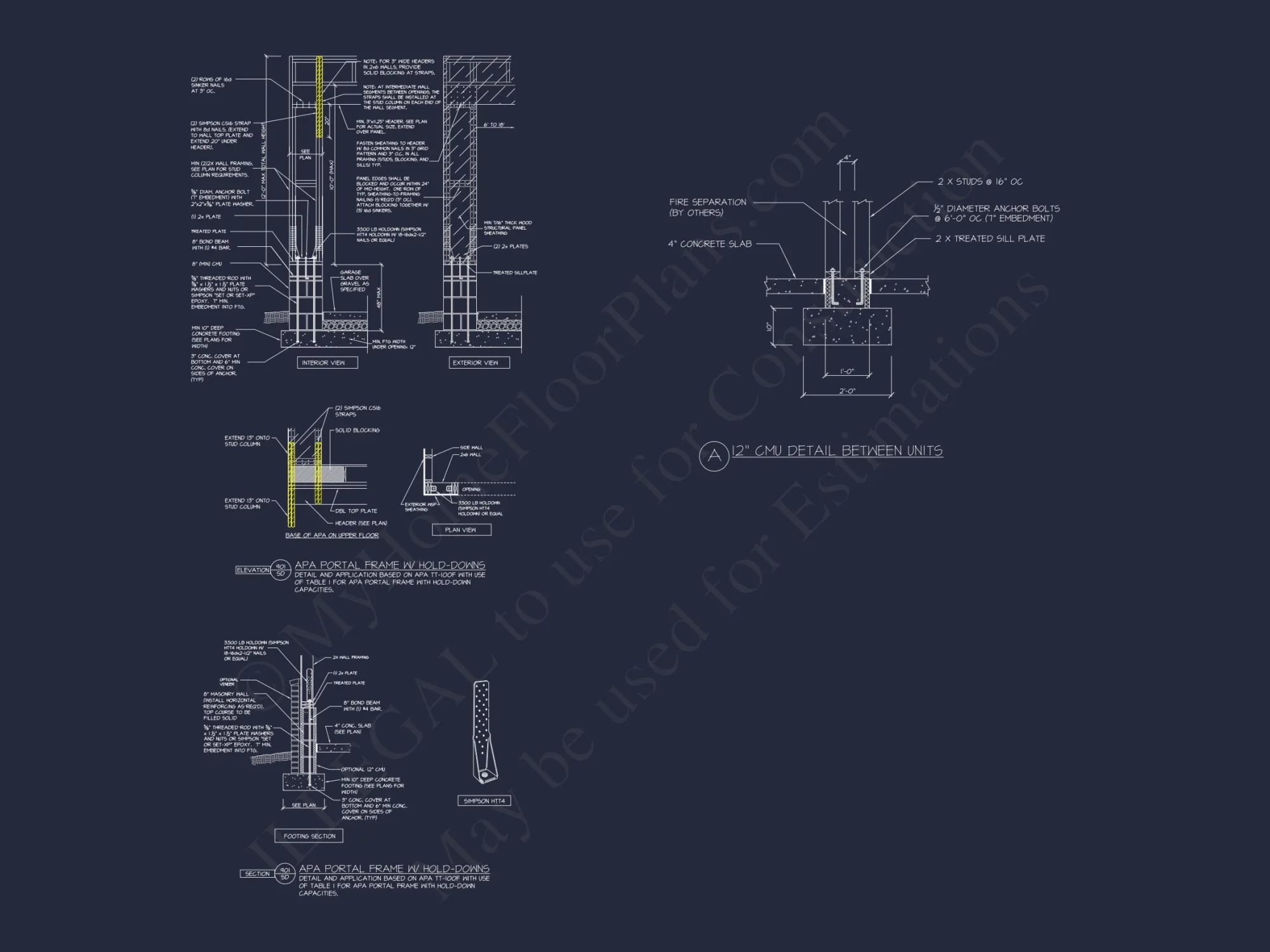 Duplex house Floor Plan with Spacious CAD Designs & Features
