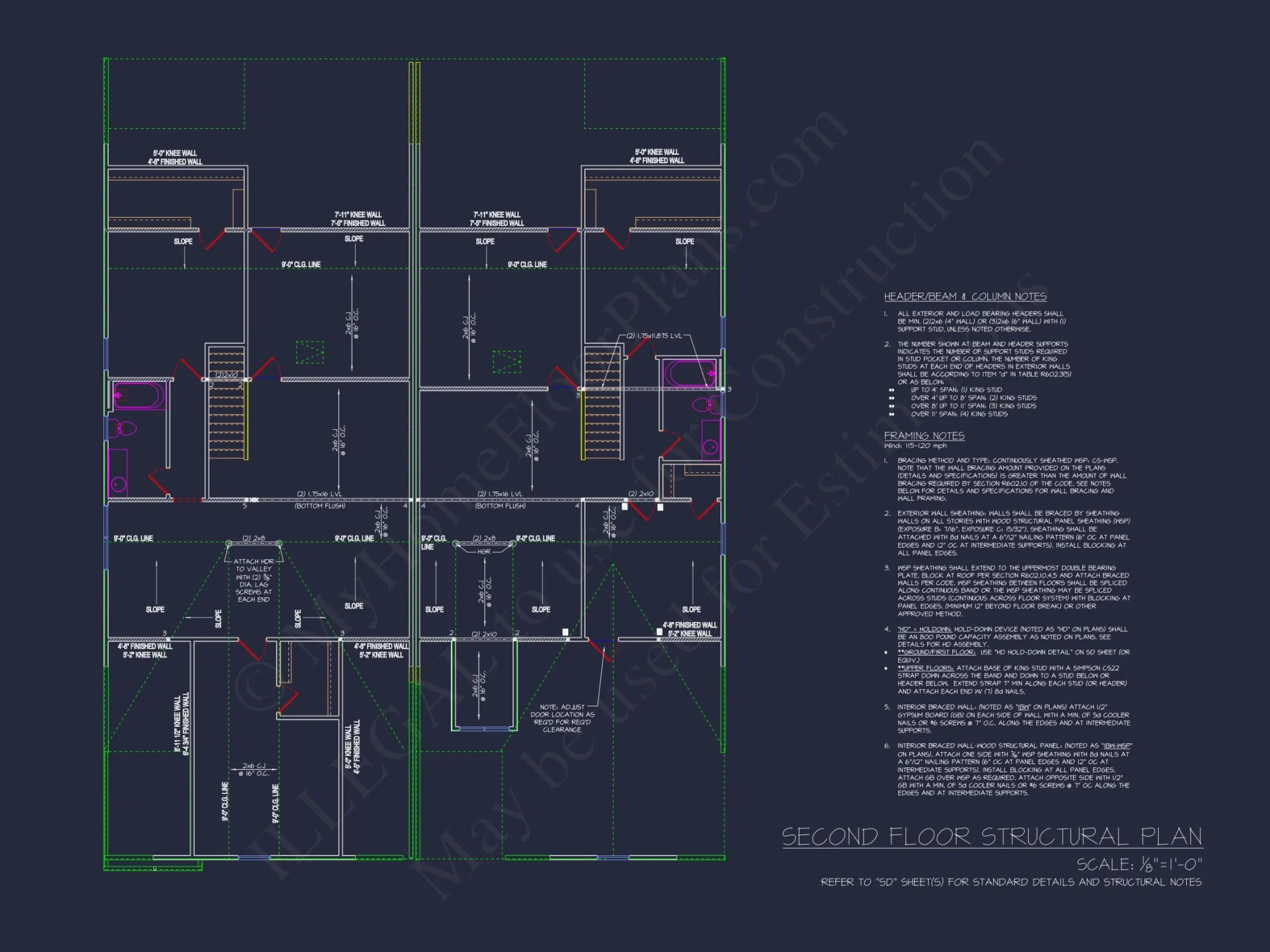 Duplex house Floor Plan with Spacious CAD Designs & Features