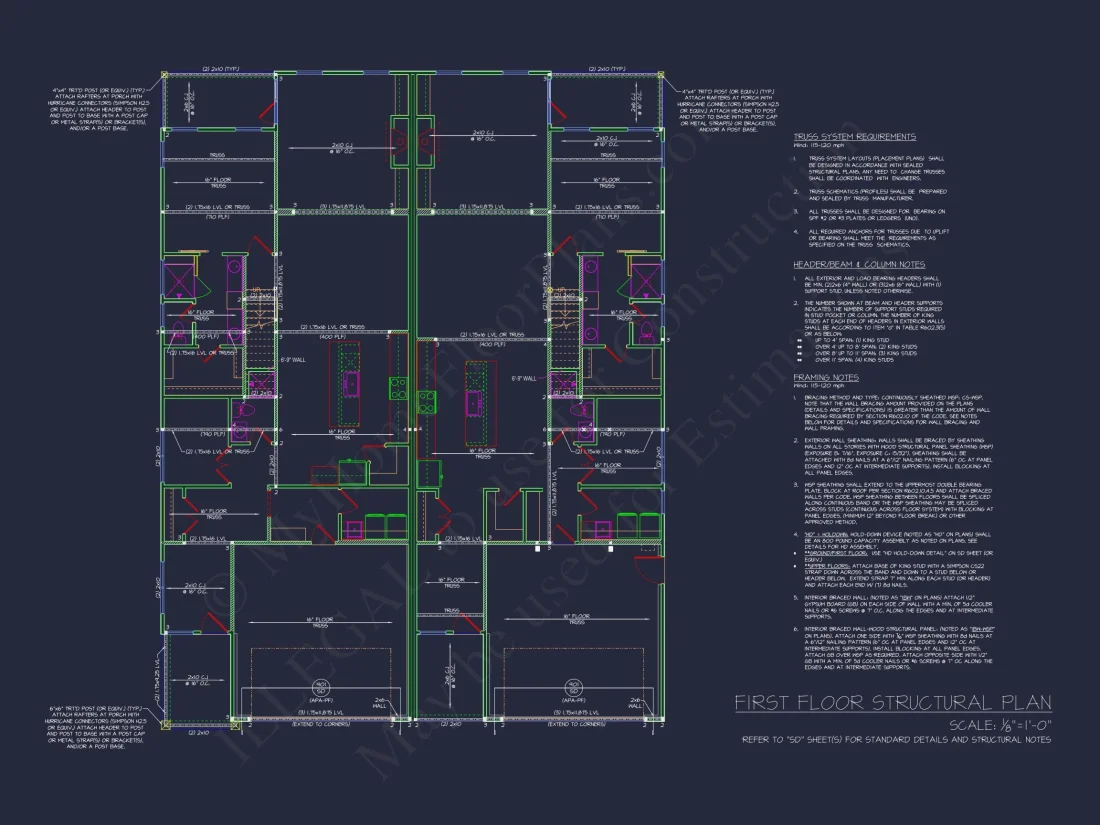 Duplex house Floor Plan with Spacious CAD Designs & Features