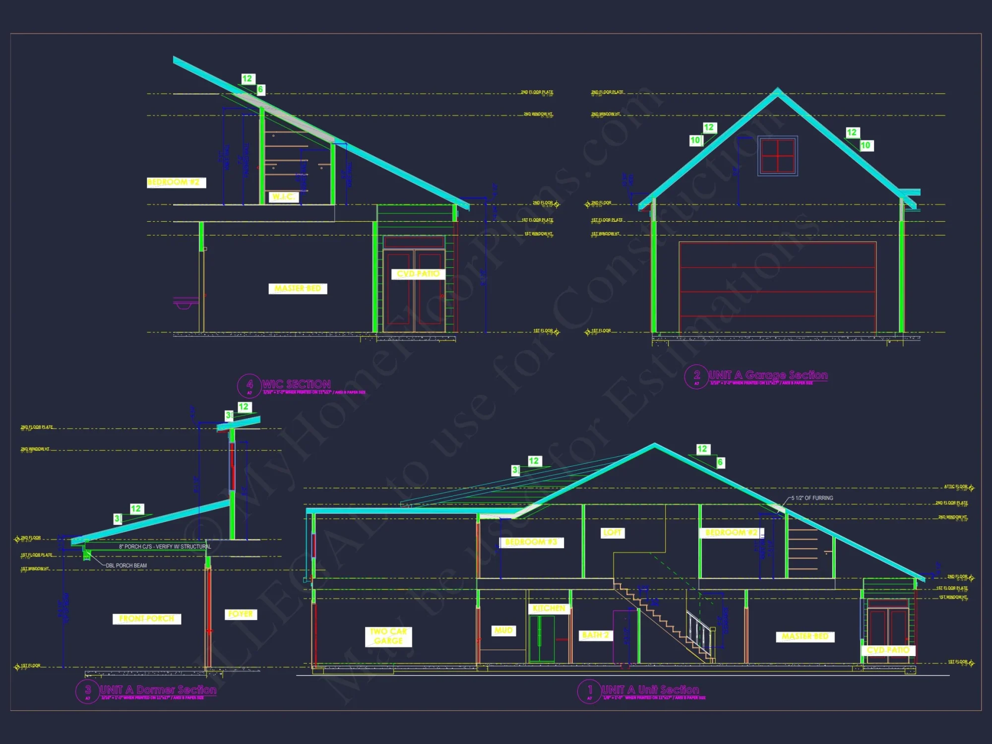 Duplex house Floor Plan with Spacious CAD Designs & Features