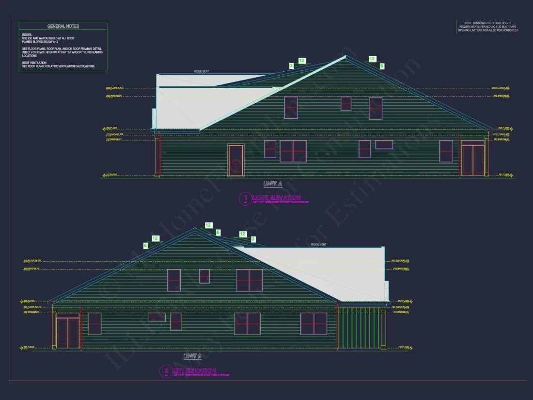 Duplex house Floor Plan with Spacious CAD Designs & Features