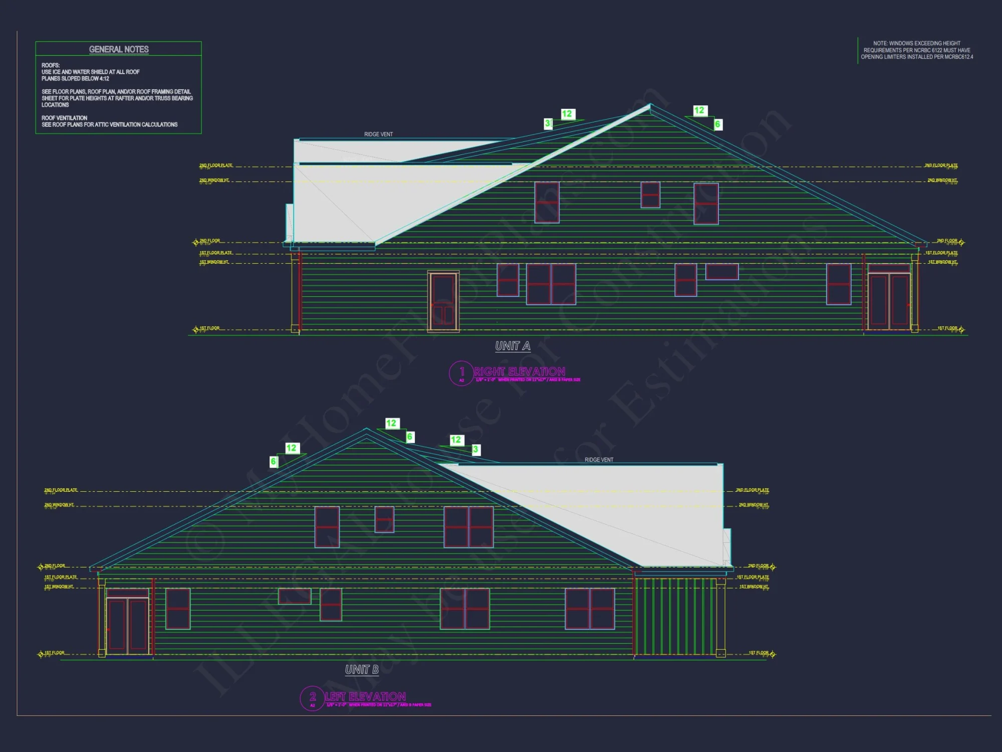 Duplex house Floor Plan with Spacious CAD Designs & Features