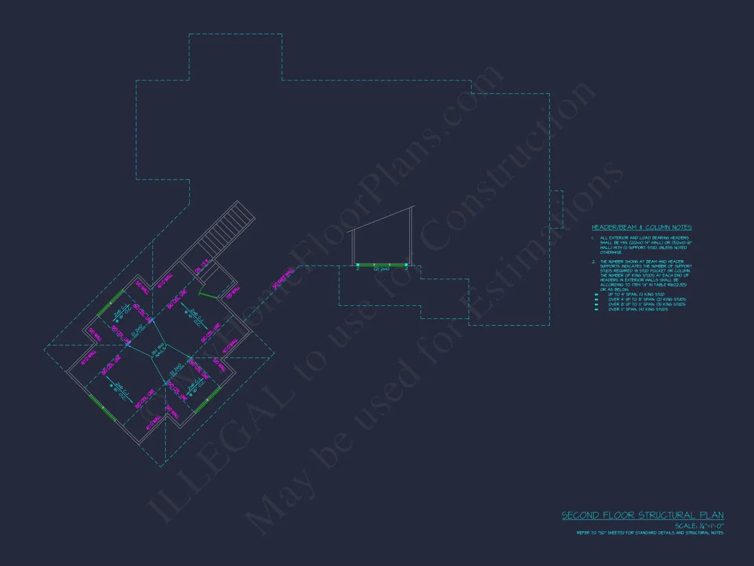 Modern Craftsman house Plan with 1.5 Story Design and Angled Garage
