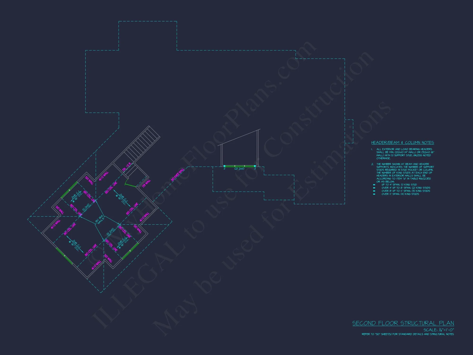 Modern Craftsman house Plan with 1.5 Story Design and Angled Garage