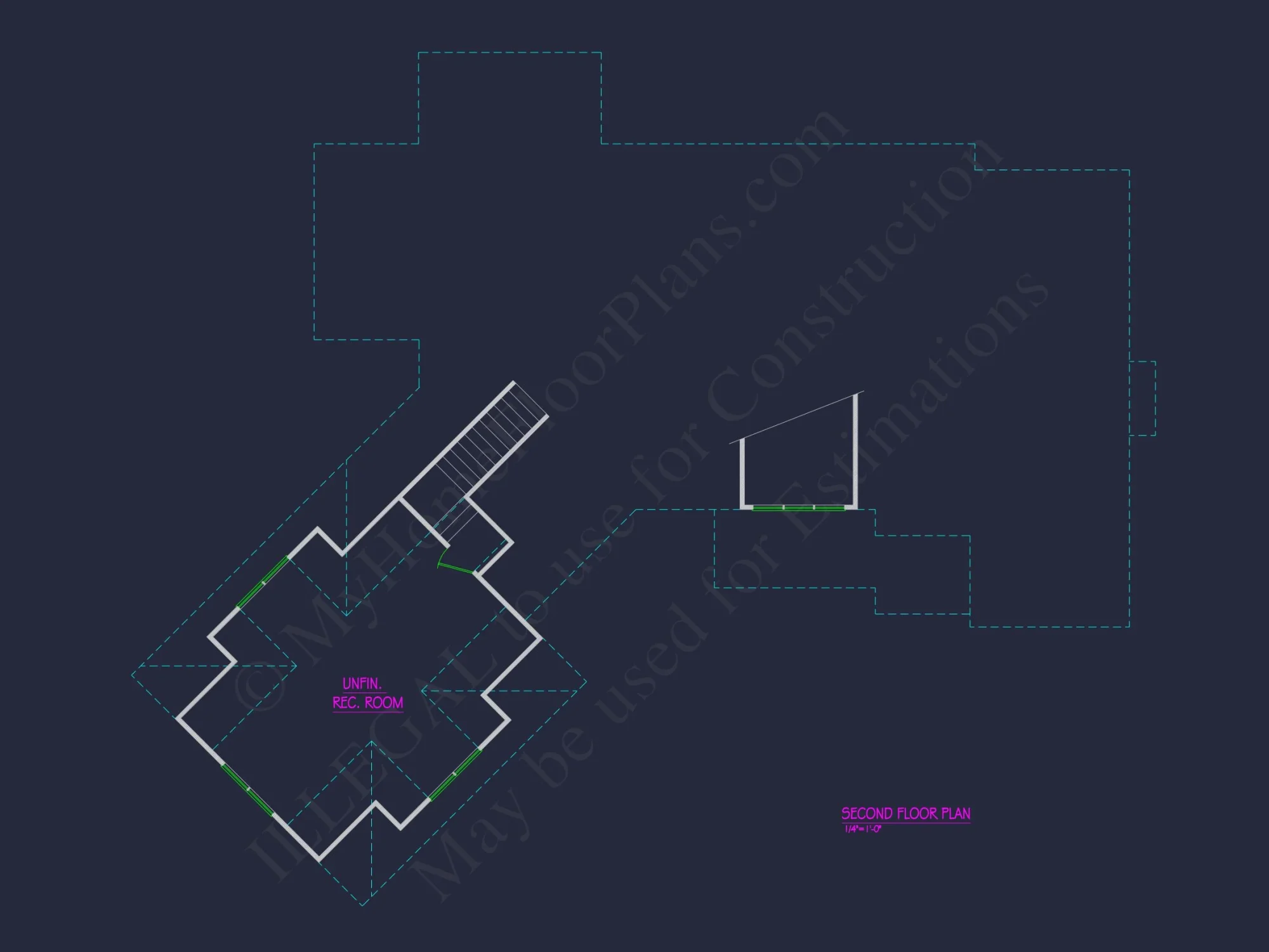 Modern Craftsman house Plan with 1.5 Story Design and Angled Garage