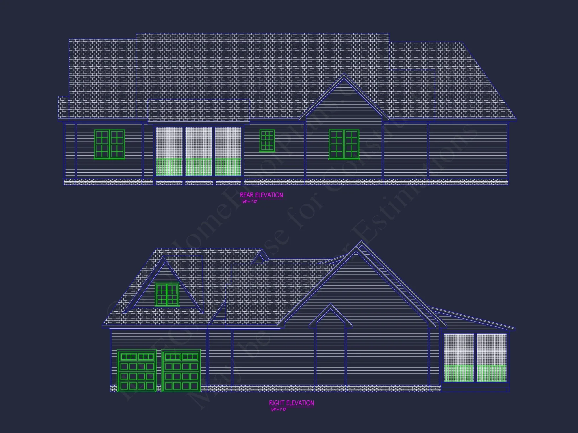 Modern Craftsman house Plan with 1.5 Story Design and Angled Garage