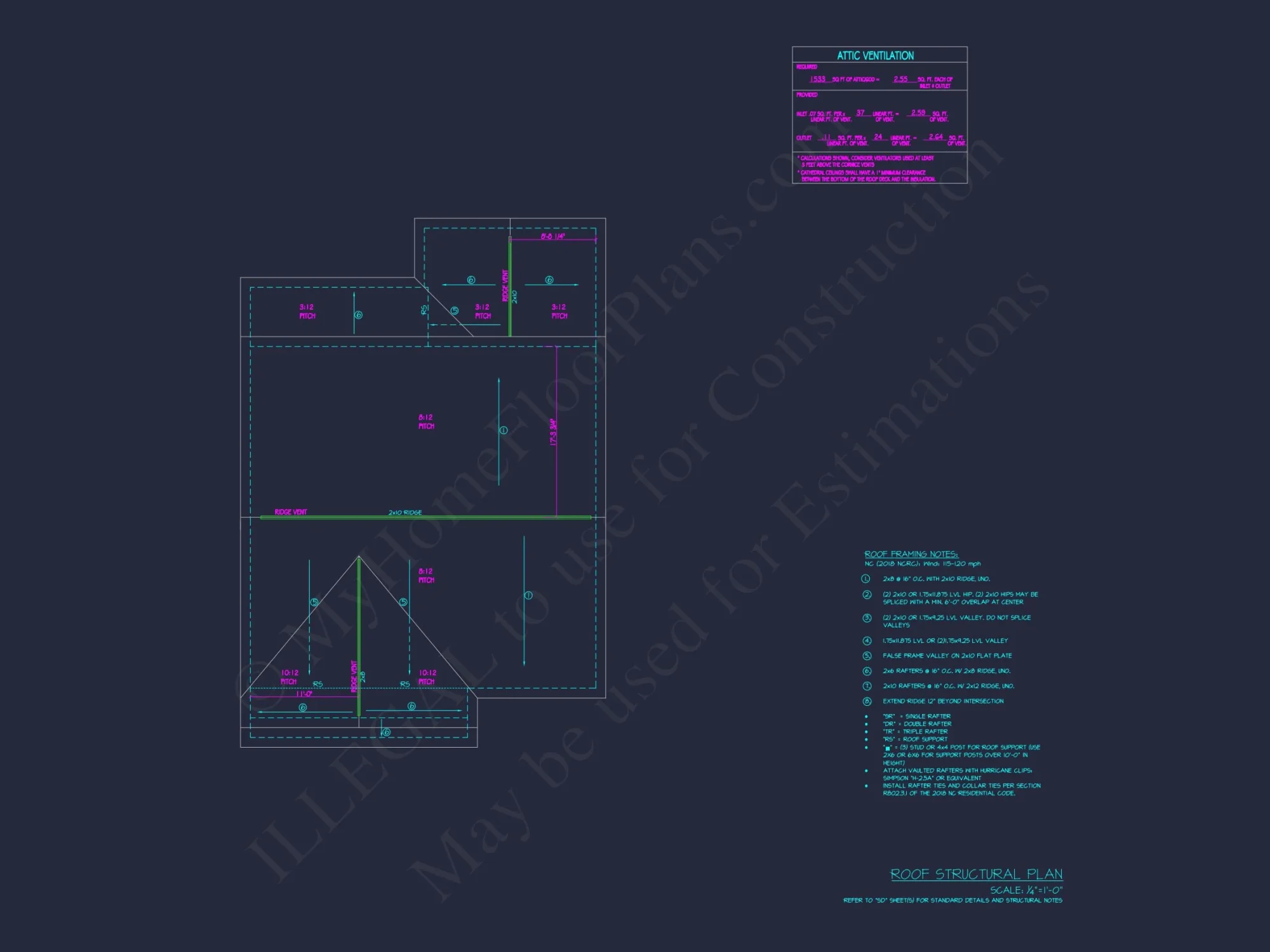 Stunning 2-Story house Plan with Detailed CAD Designs