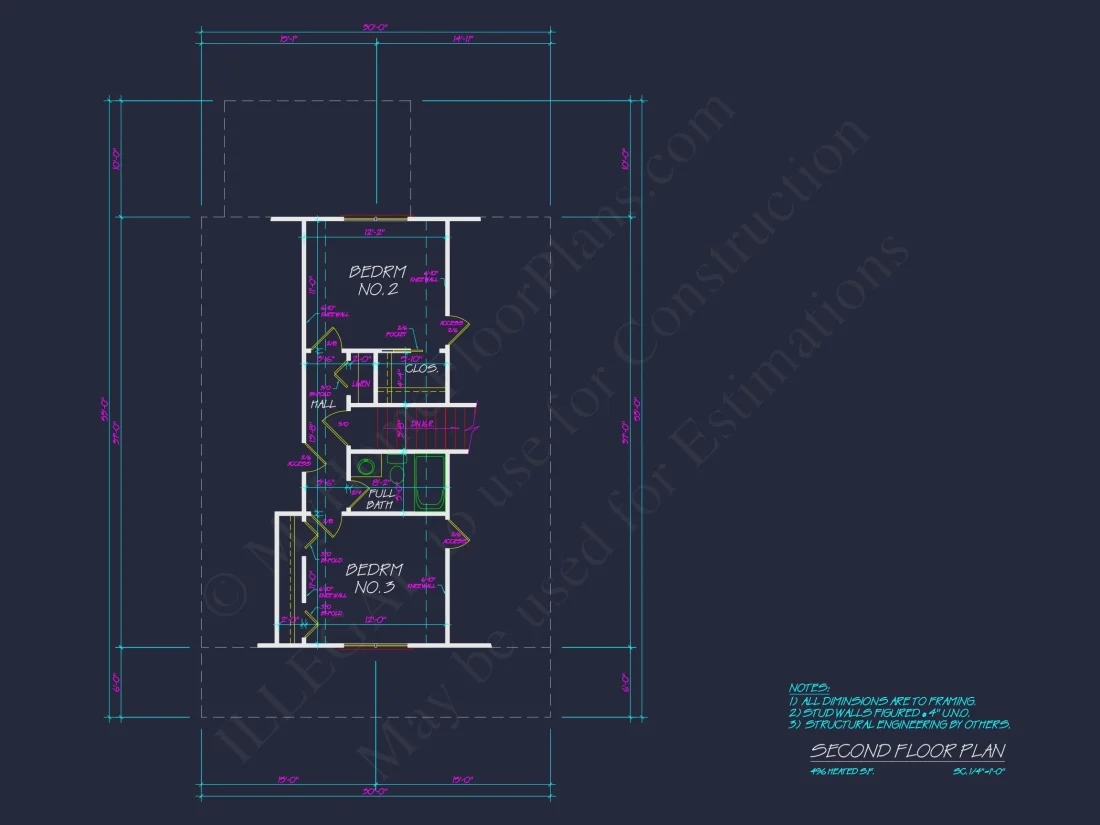 Compact house Floor Plan: CAD Blueprint for Smart Designs