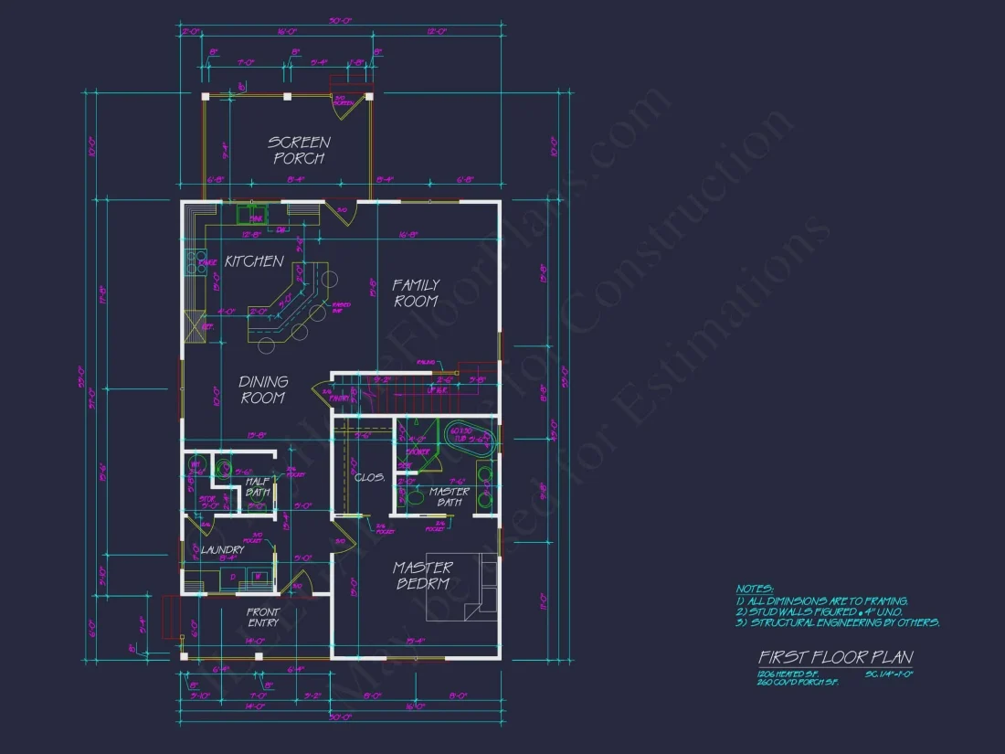 Compact house Floor Plan: CAD Blueprint for Smart Designs