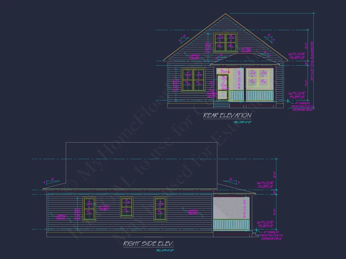 Compact house Floor Plan: CAD Blueprint for Smart Designs