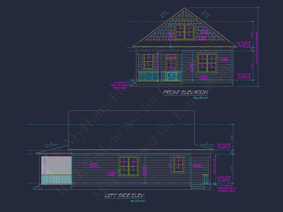 Compact house Floor Plan: CAD Blueprint for Smart Designs