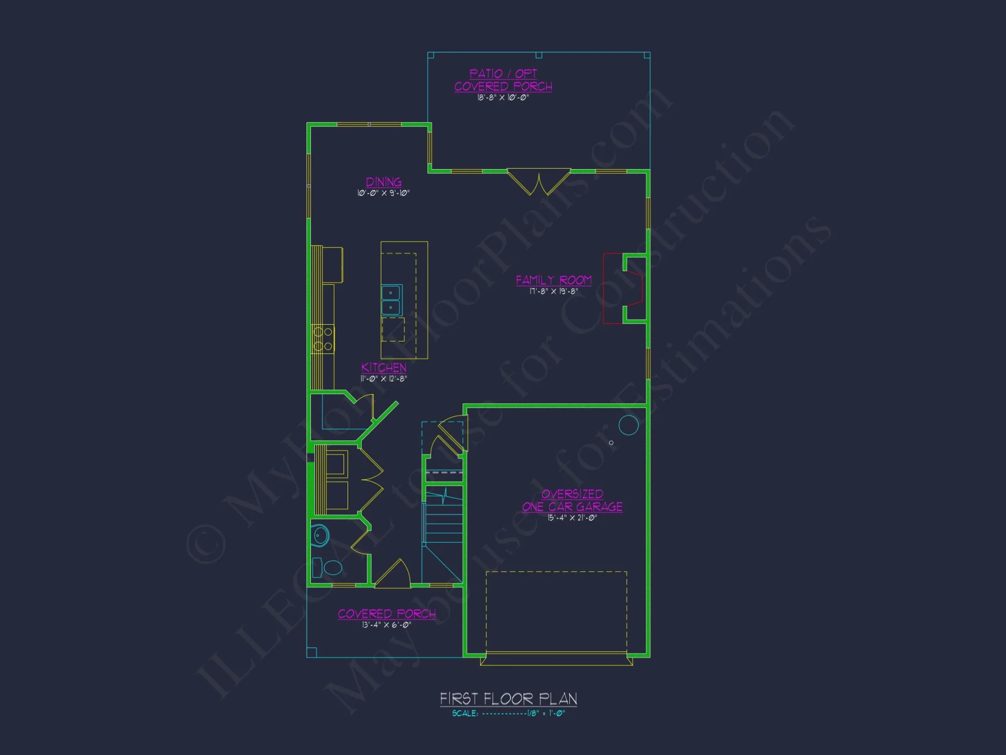 Beautiful house Plan with Detailed CAD Floor Designs and Blueprint