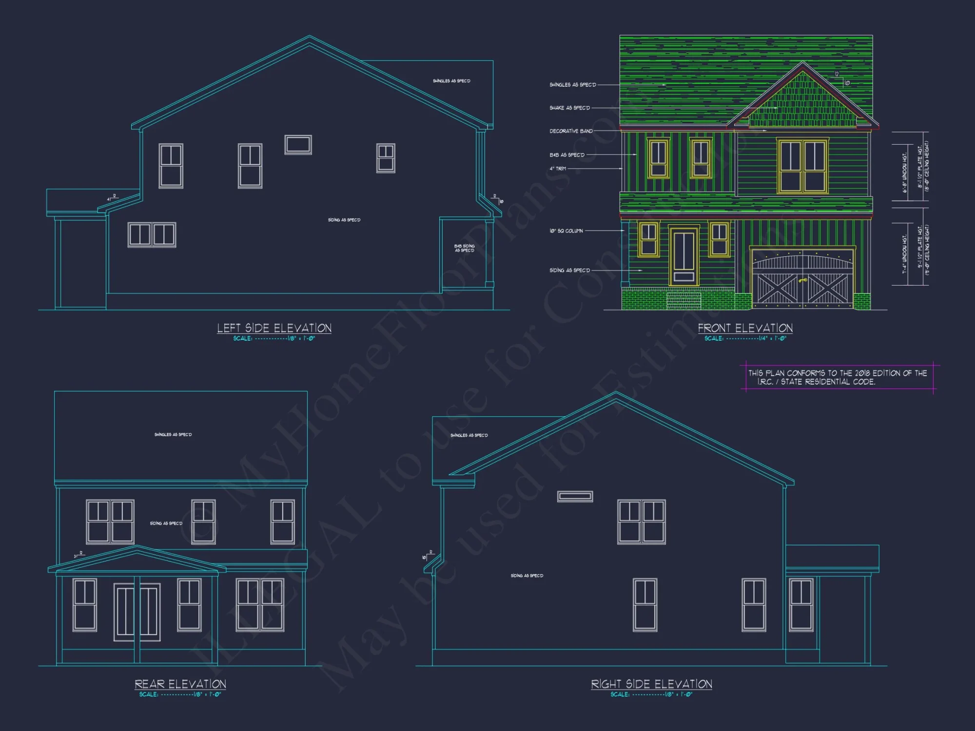 Beautiful house Plan with Detailed CAD Floor Designs and Blueprint