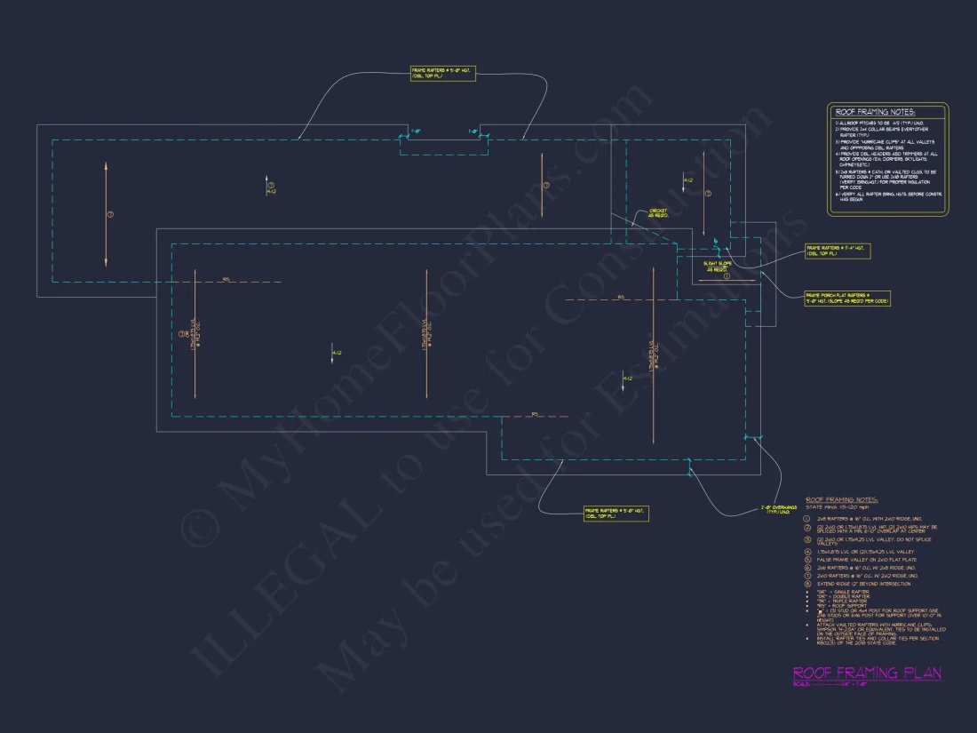 Modern house Floor Plan with CAD Designs and Blueprint