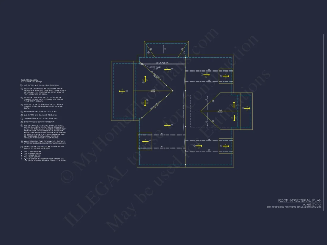 Modern Coastal house Plan with 2 Floors, 3 Bedrooms, & CAD Designs