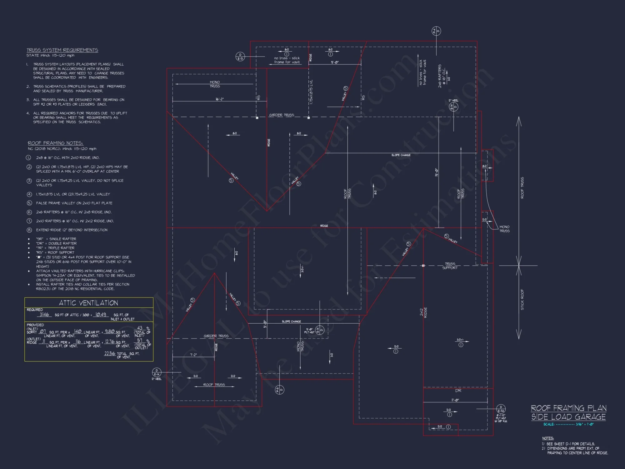 Charming Craftsman house Plan with 1.5 Floors and Side Garage
