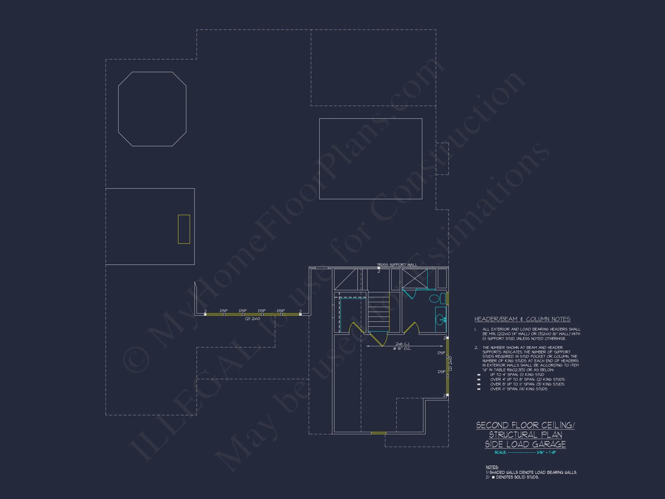 Charming Craftsman house Plan with 1.5 Floors and Side Garage