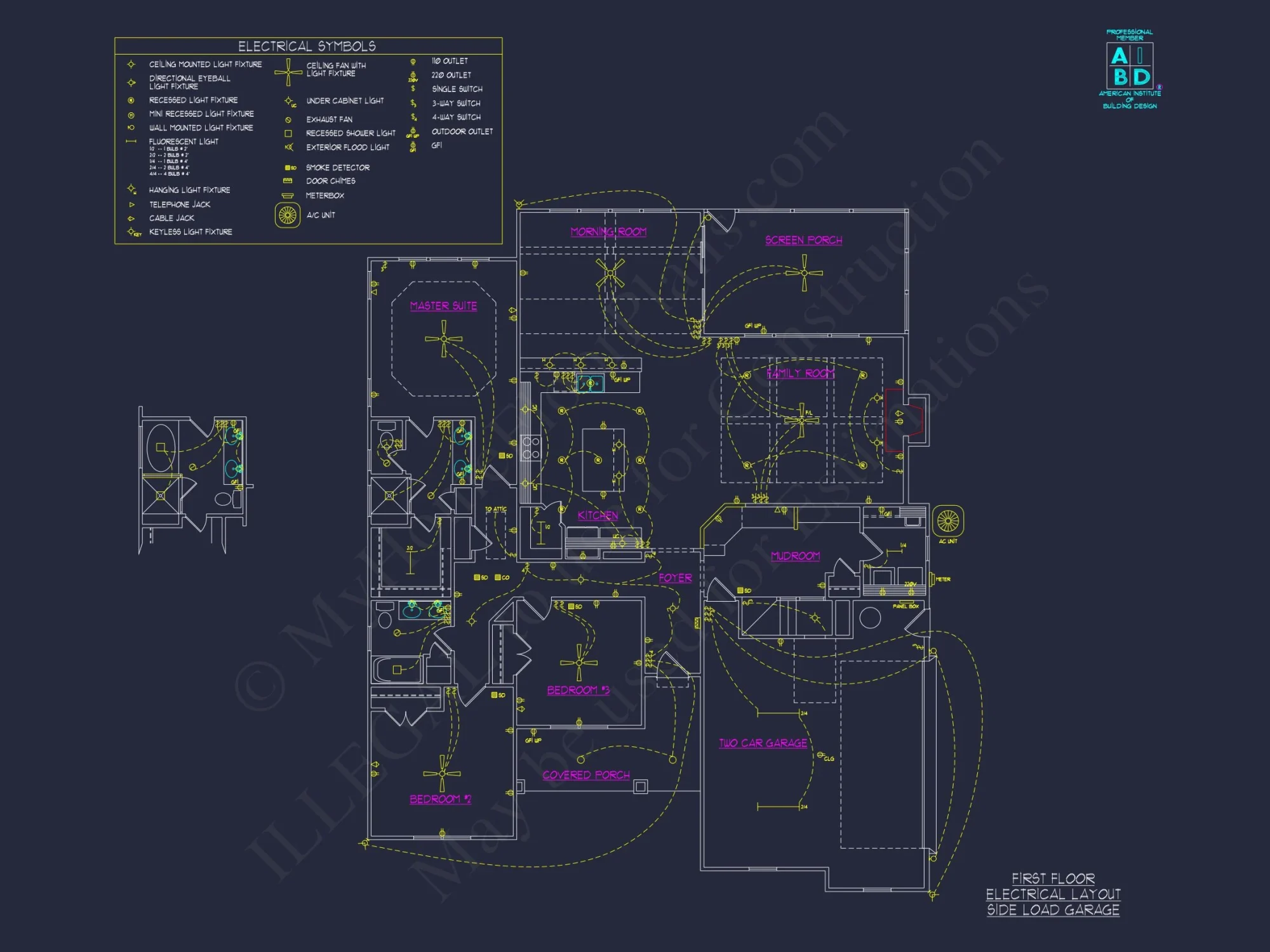 Charming Craftsman house Plan with 1.5 Floors and Side Garage