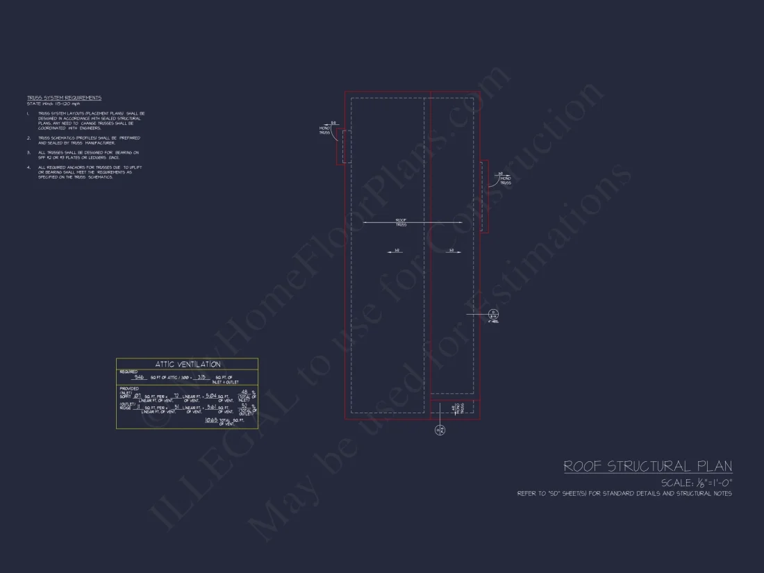Modern Craftsman house Plan - Architectural CAD Designs